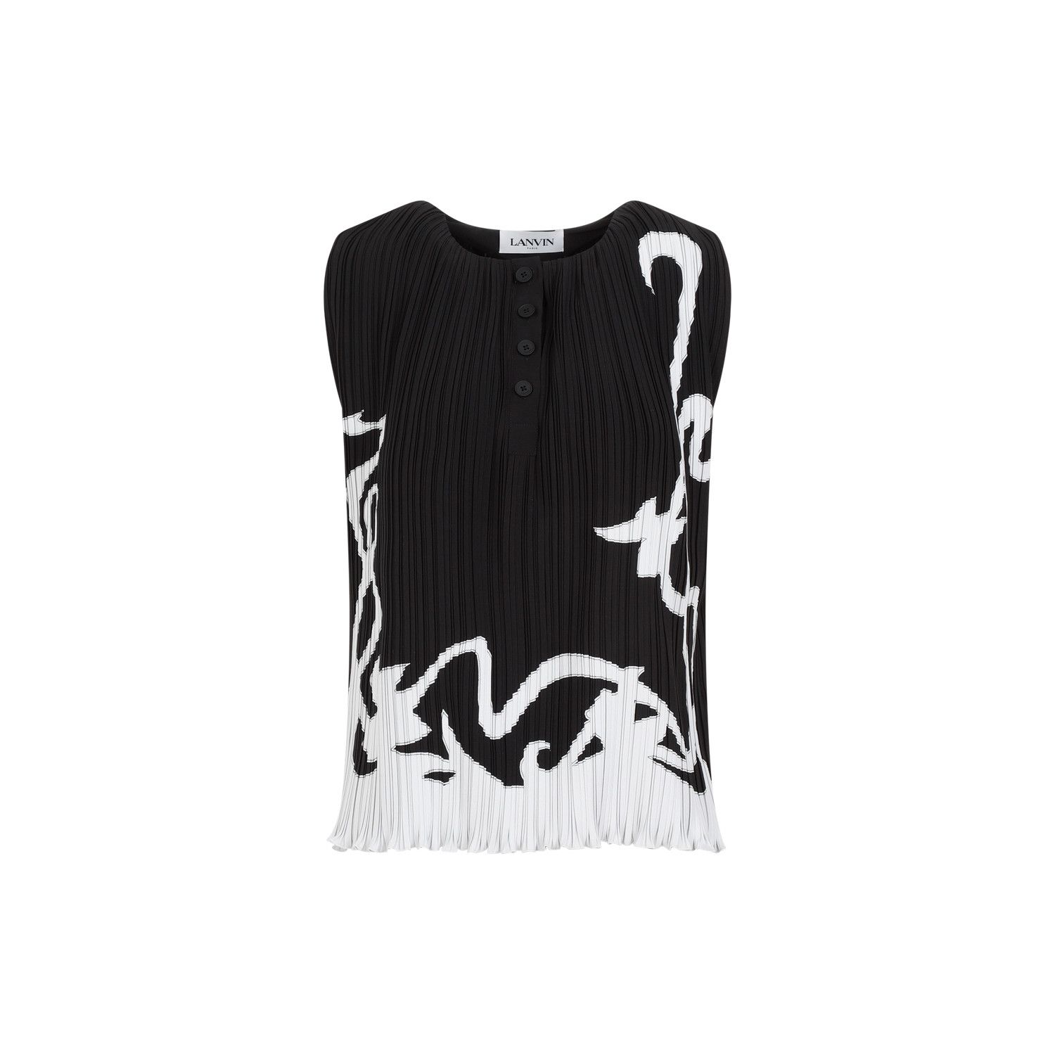 Lanvin Lanvin Sleeveless Pleated Top Size M / US 6-8 / IT 42-44 - 1 Thumbnail