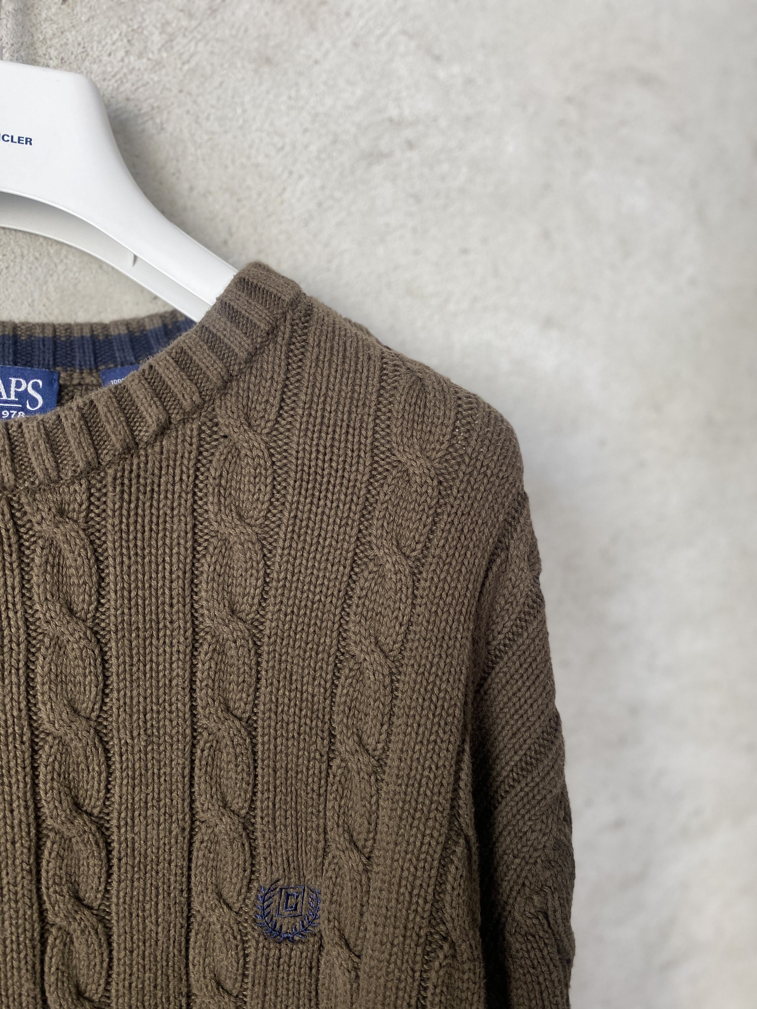 Chaps Ralph Lauren Chaps Ralph Lauren vintage sweater knitwear cable knit Size US XL / EU 56 / 4 - 2 Thumbnail