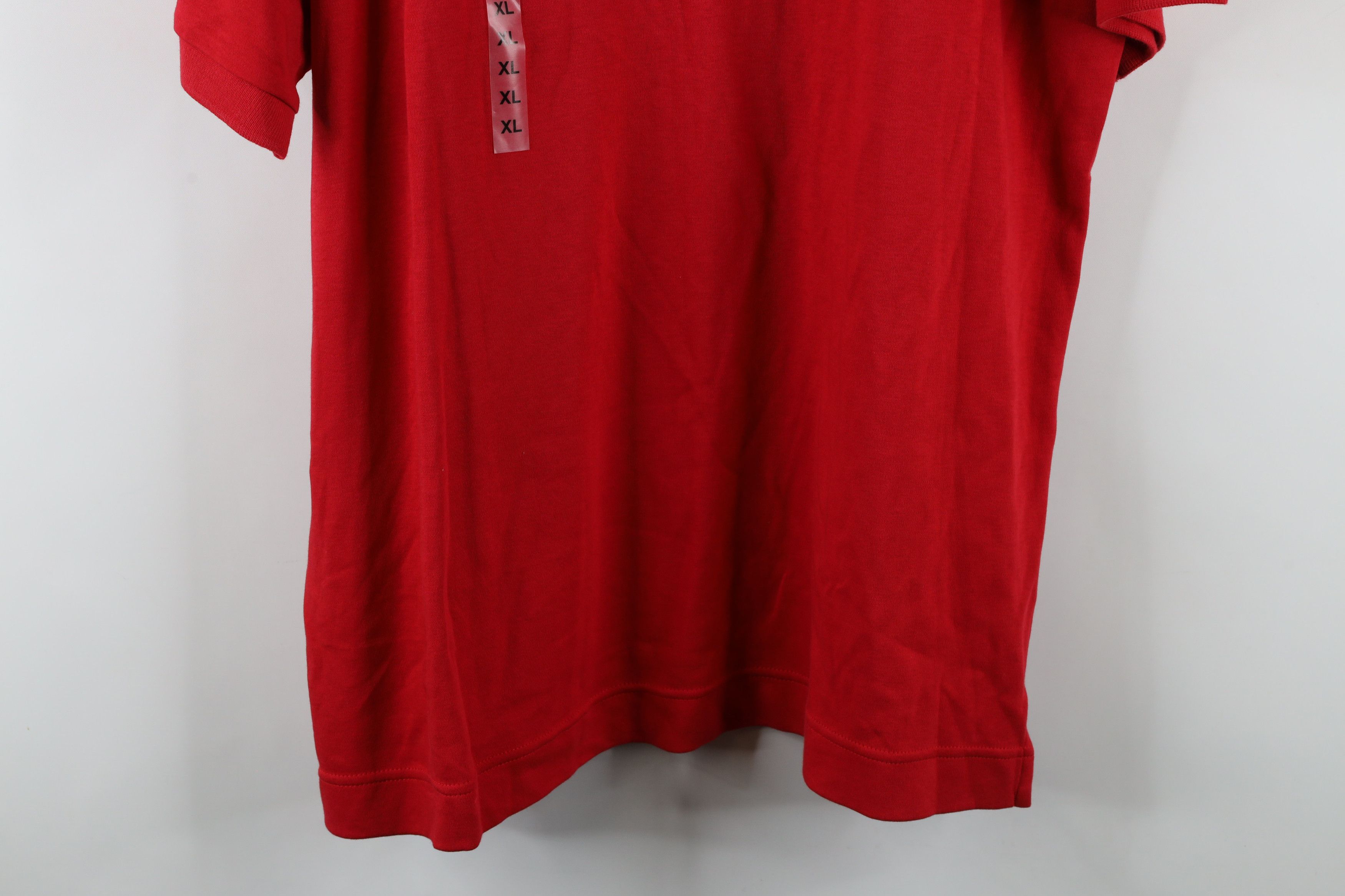 Nautica × Vintage Deadstock Vintage Nautica Sailing Collared Polo Shirt Red Size US XL / EU 56 / 4 - 3 Thumbnail