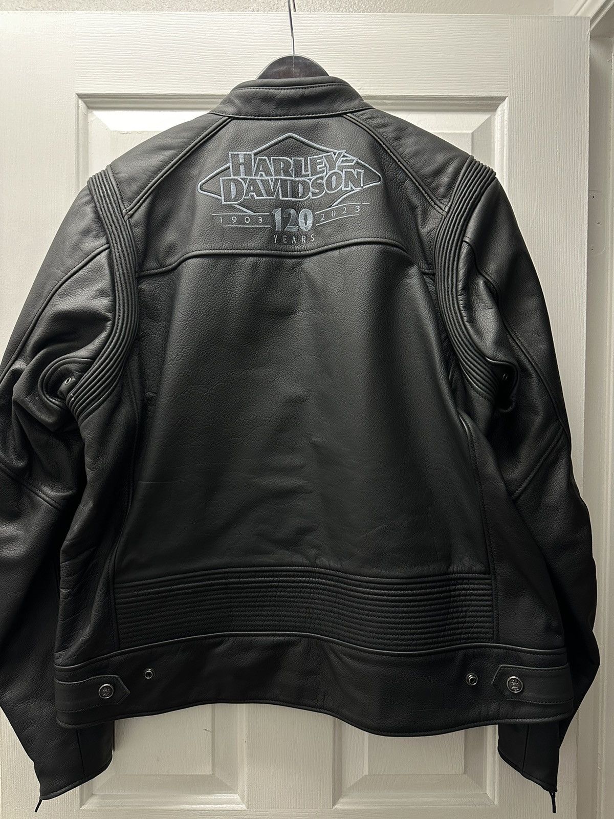 Harley Davidson Harley Davidson 120th Anniversary Revelry Leather Jacket XL Size US XL / EU 56 / 4 - 18 Thumbnail