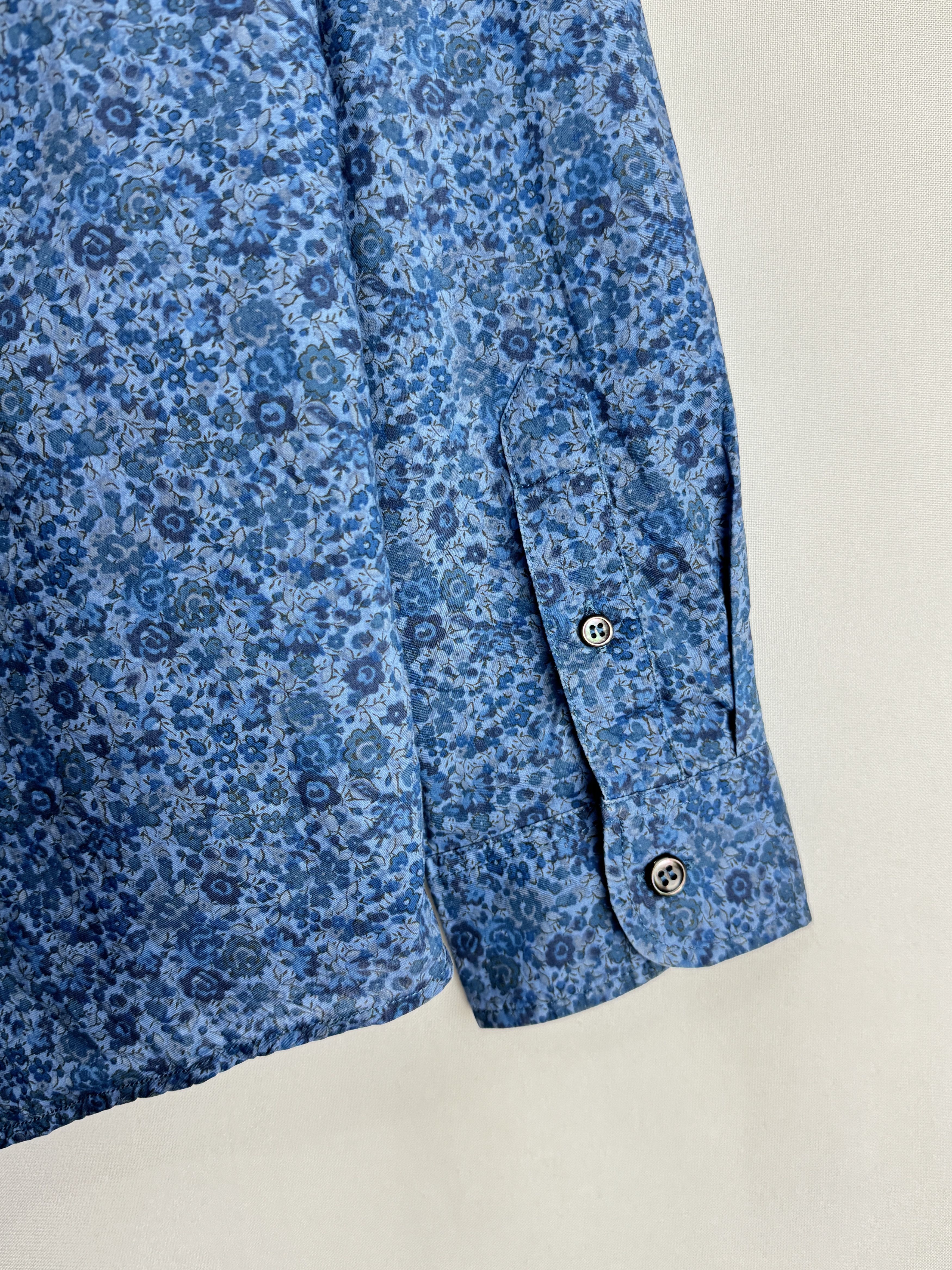 A.P.C. A.P.C. men’s floral cotton button up shirt Size US M / EU 48-50 / 2 - 9 Thumbnail