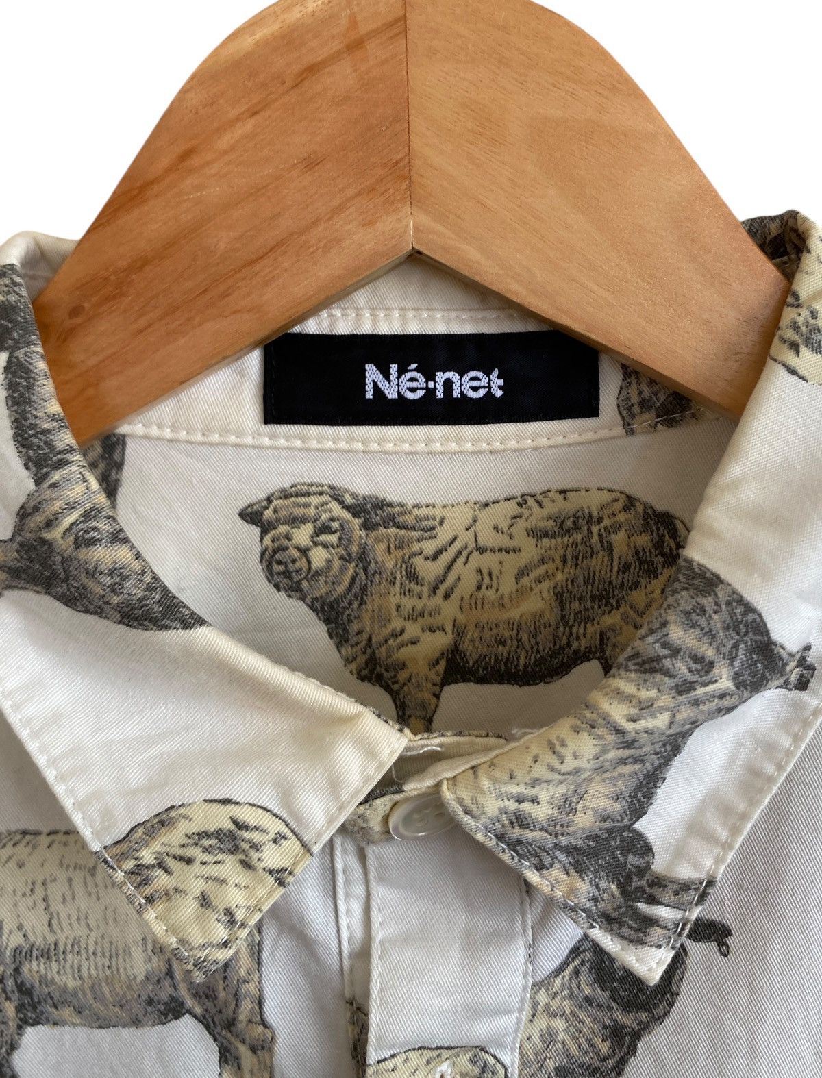 Ne-Net Vintage Japanese Brand Ne-Net By Issey Miyake Shirt 2000s Size US M / EU 48-50 / 2 - 8 Thumbnail