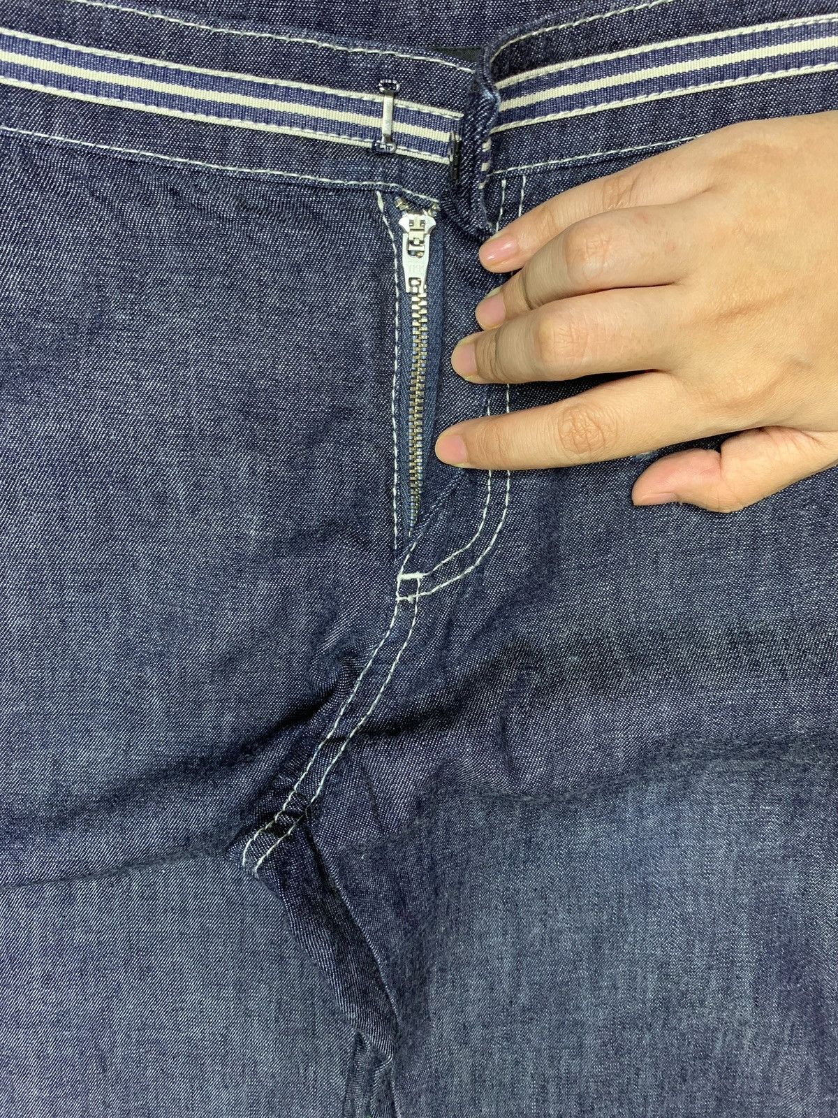 Heaven by Marc Jacobs × Jacobs By Marc Jacobs × Marc Jacobs Marc Jacobs Blue Wash Side Striped Bootcut Denim Pants Size 28" / US 6 / IT 42 - 3 Thumbnail