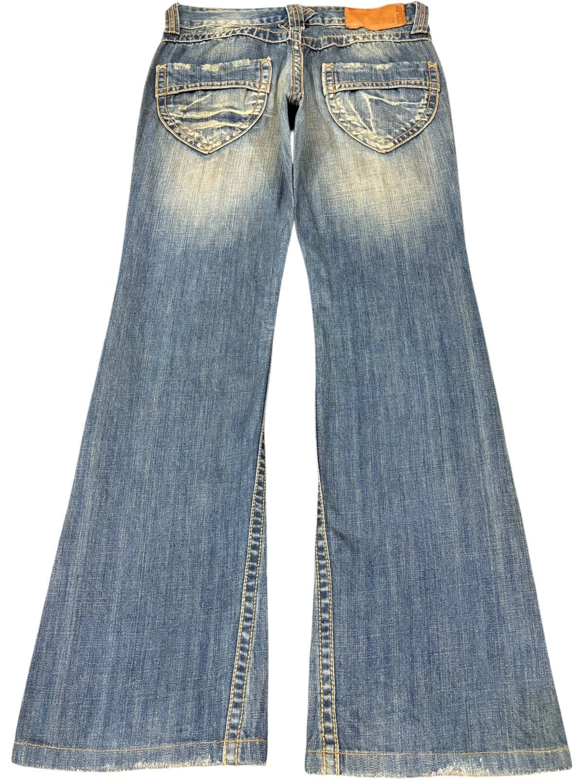 Japanese Brand Vintage Japanese Brand Mud Wash Bootcut Flare Jeans Size US 28 / EU 44 - 2 Thumbnail