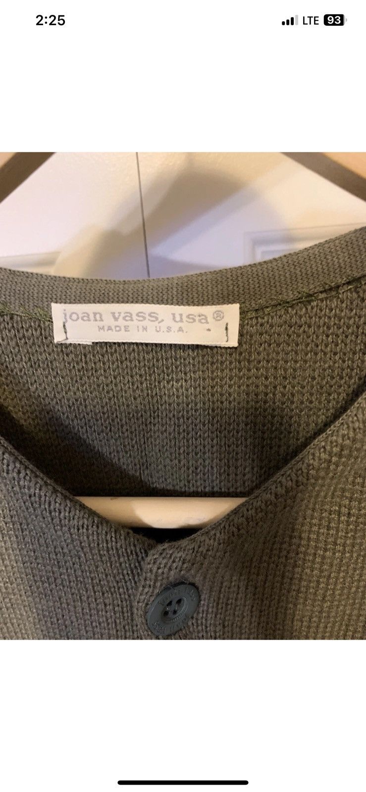 Other Joan Vass studio womens sz 1 cardigan green dress buttons Size S / US 4 / IT 40 - 2 Thumbnail