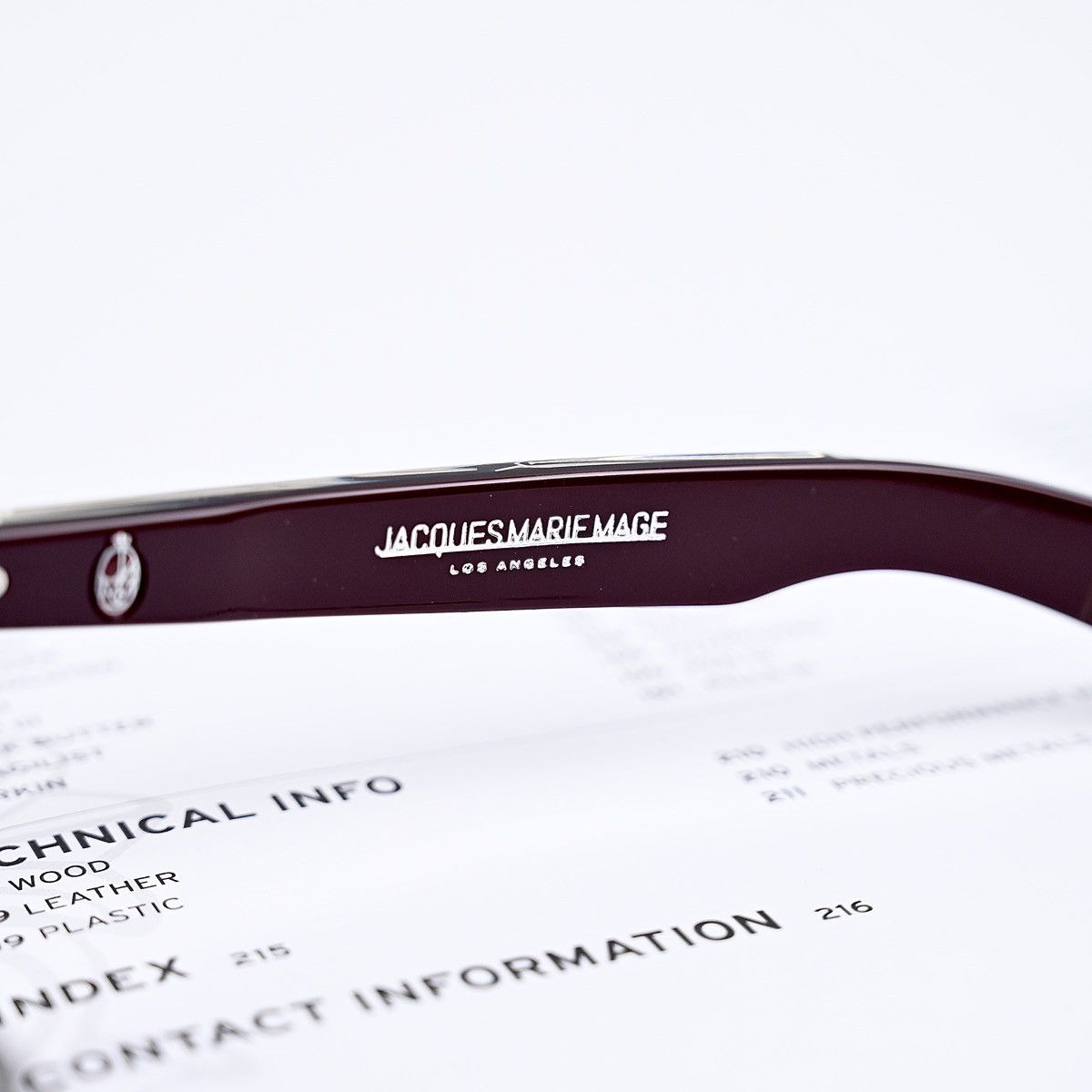Jacques Marie Mage JACQUES MARIE MAGE JMM ZEPHIRIN 44 SUNGLASSES Size ONE SIZE - 9 Thumbnail