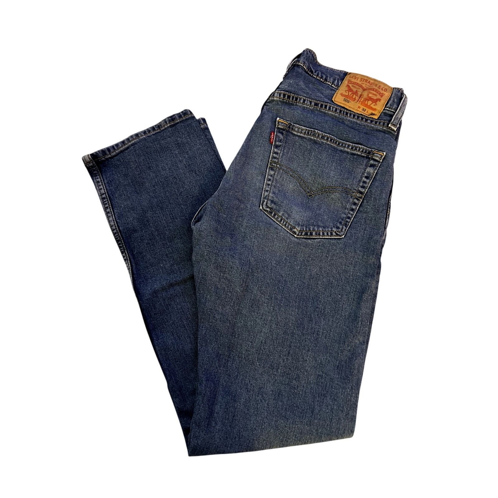 Levi's Levi's 505 Men's Jean W32L32 Original Fit Straight Leg Pants Size US 32 / EU 48 - 1 Thumbnail