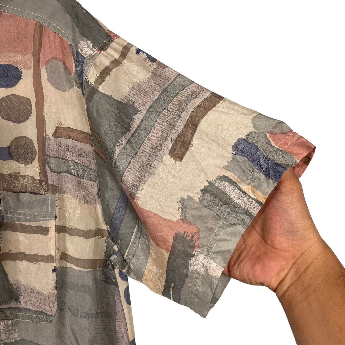 Designer Vintage Spring Italy Silk Shirt Size US S / EU 44-46 / 1 - 8 Thumbnail