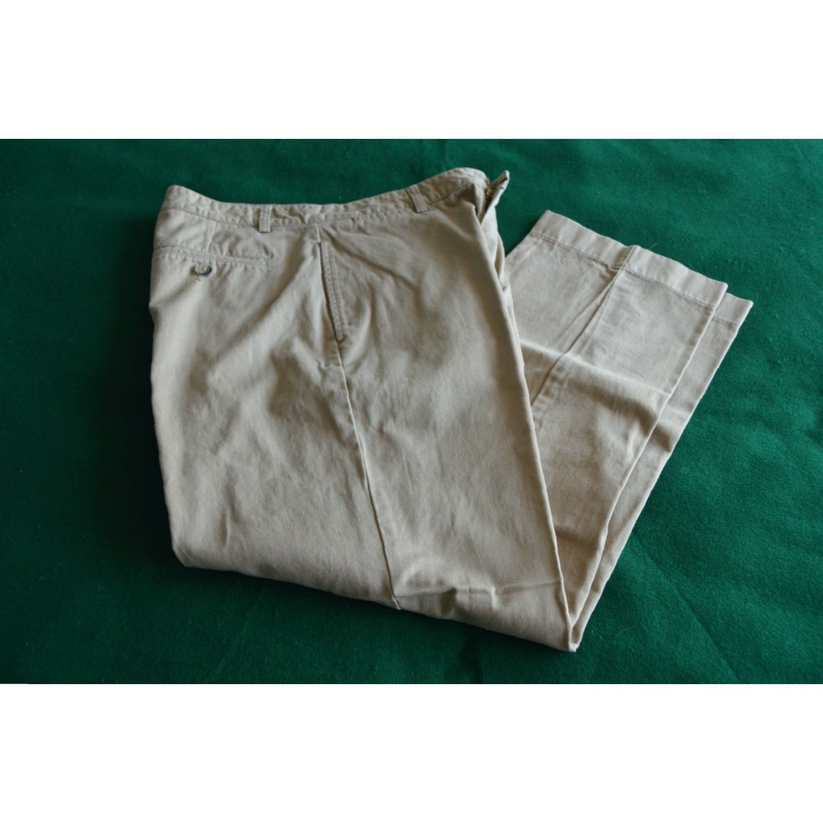 Vintage VINTAGE OLD SCHOOL Clothing Company Khaki Chino Tan 100% Cotton Pants 32 Beige Mens Pants Regular Size 32 Cotton Chino Tan Beige 90s? Size US 34 / EU 50 - 2 Thumbnail