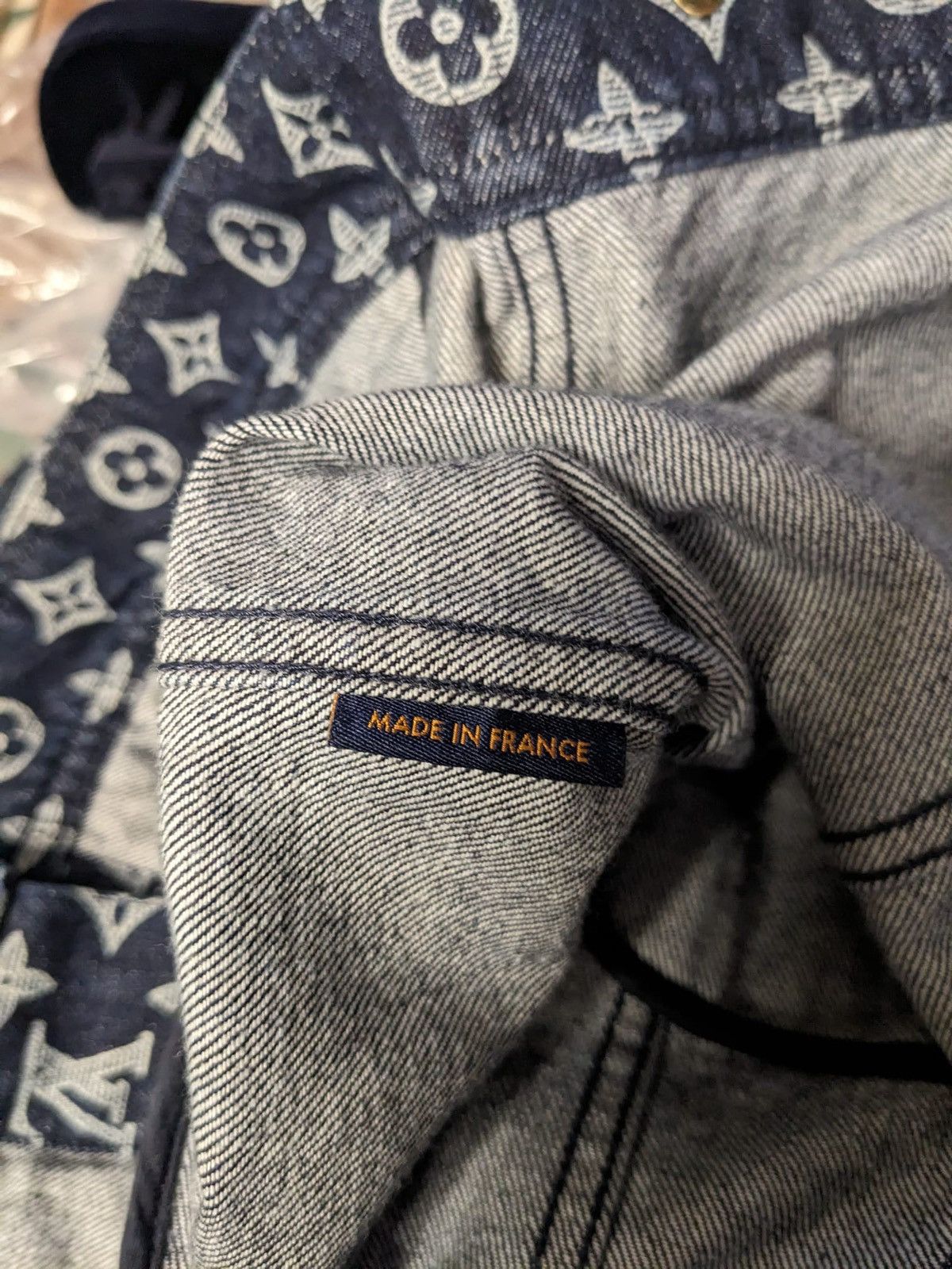 Louis Vuitton LOUIS VUITTON KIM JONES DENIM MONOGRAM JACKET Size US L / EU 52-54 / 3 - 8 Thumbnail