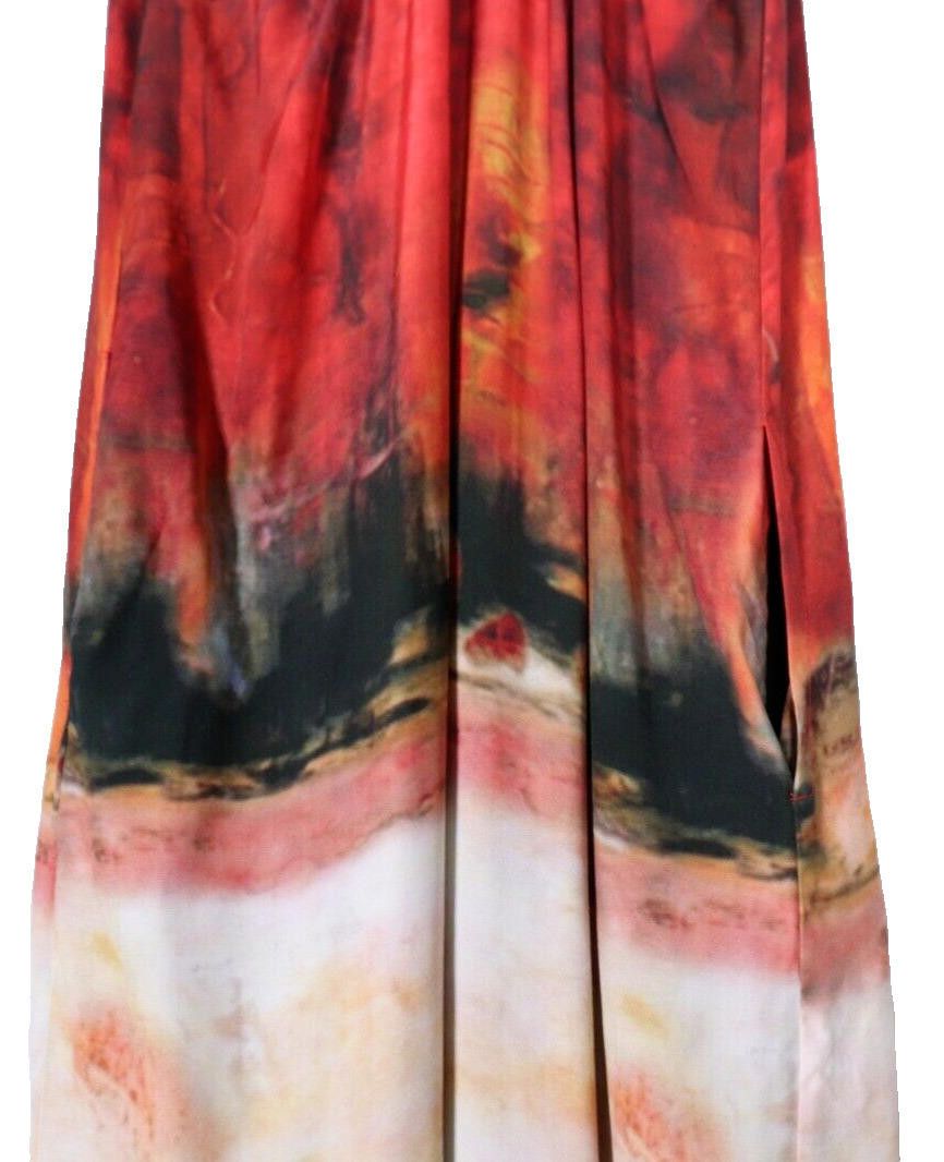 Inis Meain Iris Setlakwe Womens US6 Red Black Shift Tank Dress Tie Dye Size M / US 6-8 / IT 42-44 - 6 Thumbnail