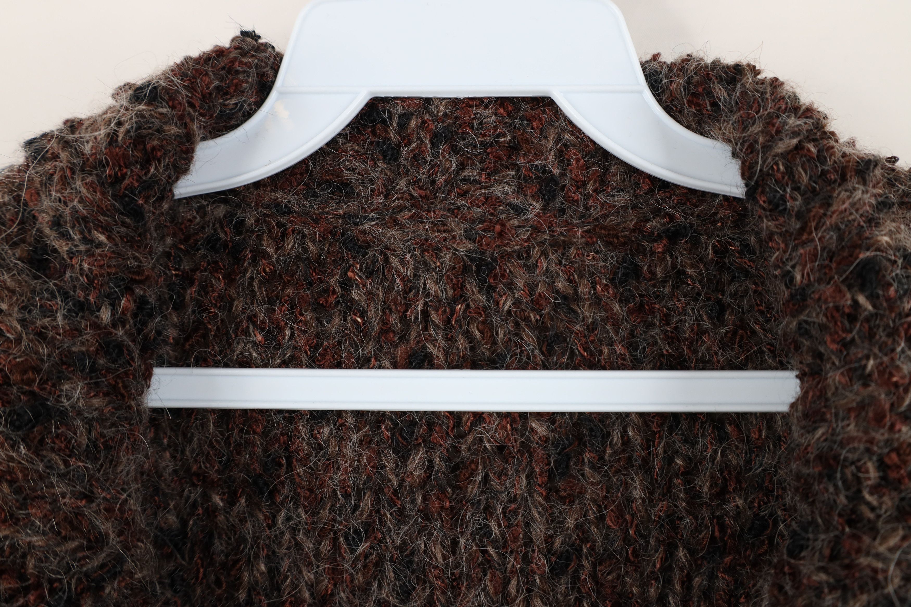 Vintage Vintage 60s Streetwear Mohair Wool Knit Collared Sweater Size S / US 4 / IT 40 - 4 Thumbnail