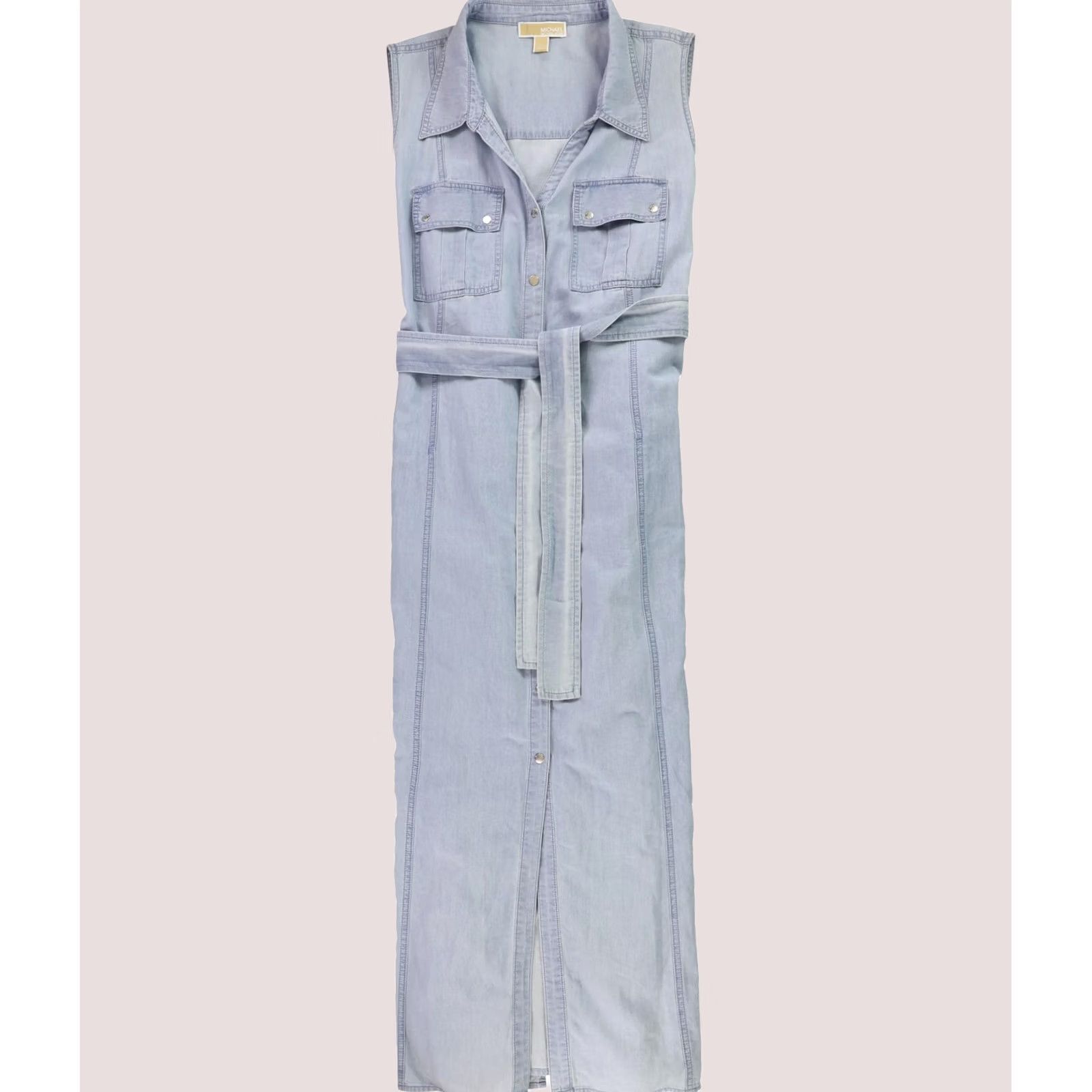 Michael Kors Michael Kors Womens Shirt Dress Blue Plus Size 3X Size XXL / US 16-18 / IT 52-54 - 1 Thumbnail