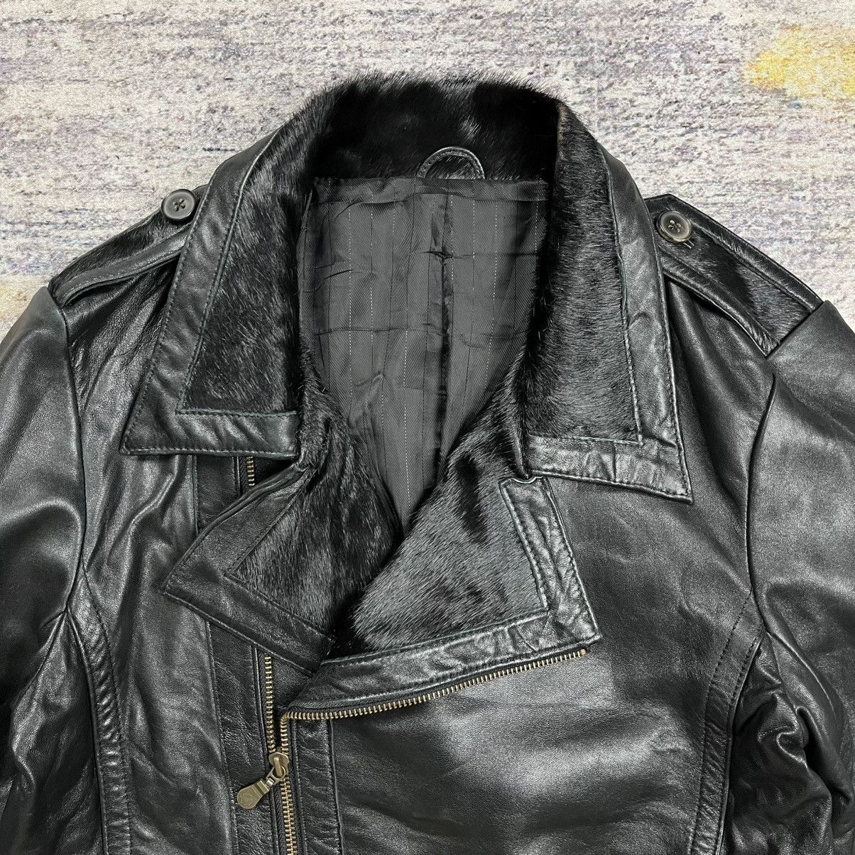 Tornado Mart Rare Tornado mart double rider pony hair leather jacket Size US M / EU 48-50 / 2 - 6 Thumbnail