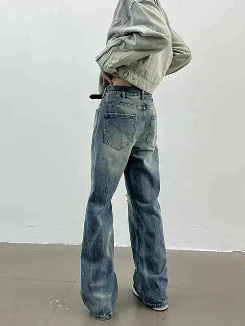 Japanese Brand × Vintage Vintage Distressed Straight-leg Denim Size US 31 - 4 Thumbnail