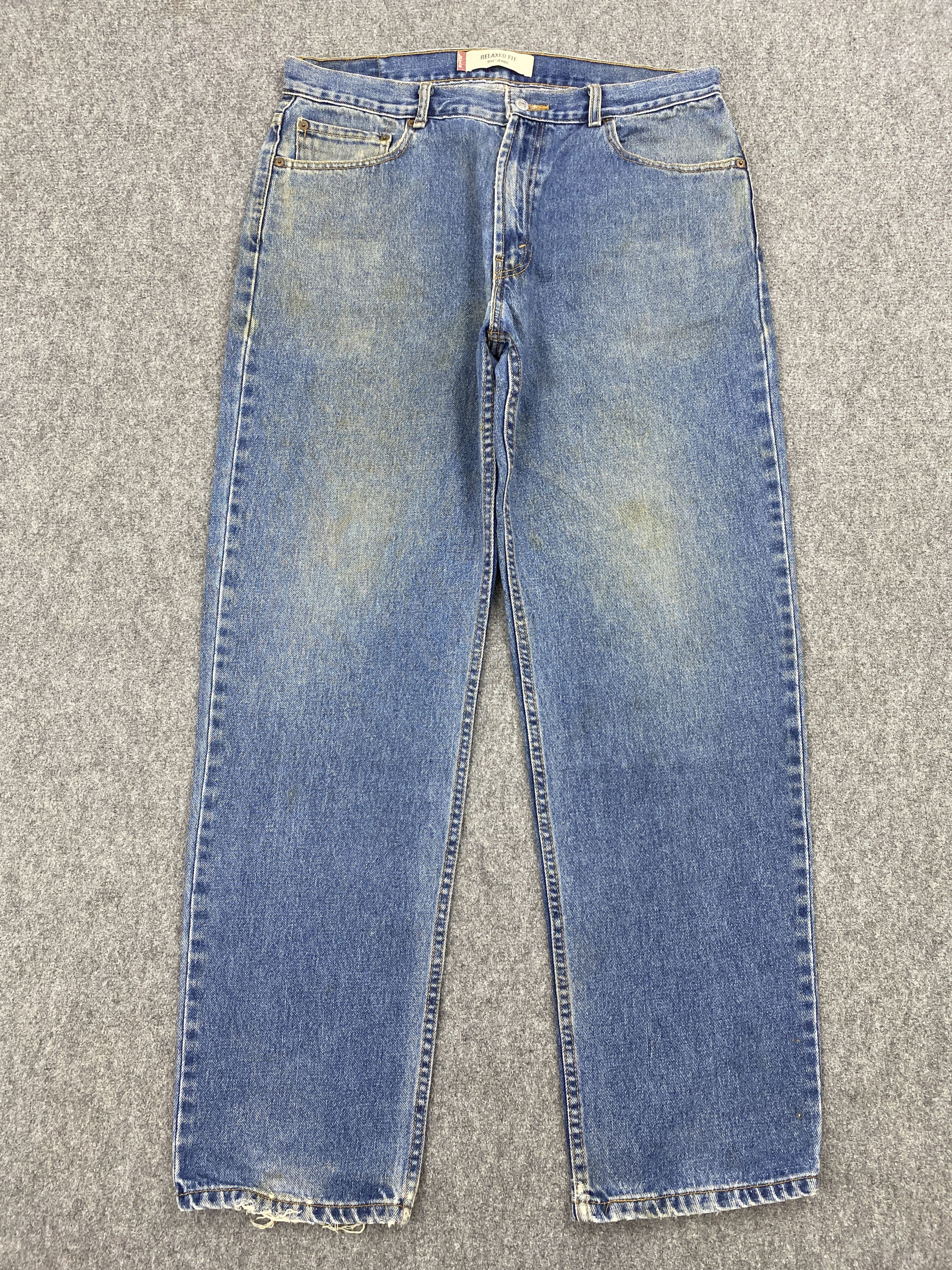 Vintage Levi;s 550 Relaxed Fit Faded Jeans