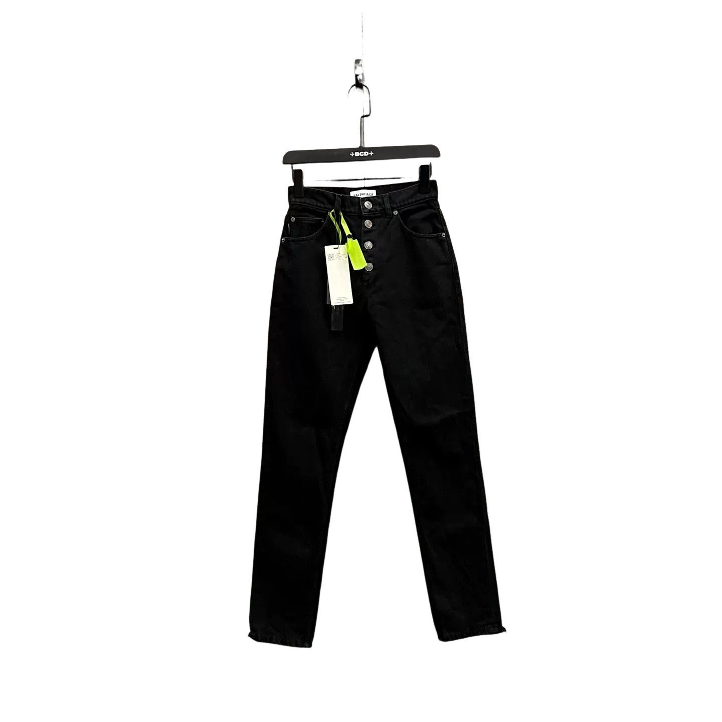 Balenciaga Balenciaga Washed Black Denim Jeans 24 Size 24" / US 00 / IT 34 - 1 Thumbnail