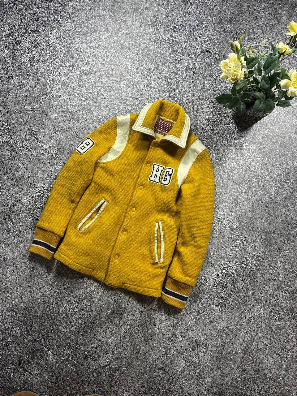 Hysteric Glamour 🔥 Hysteric Glamour Vintage 80s Heavy Wool Varsity Jacket Y2k Size S / US 4 / IT 40 - 2 Thumbnail
