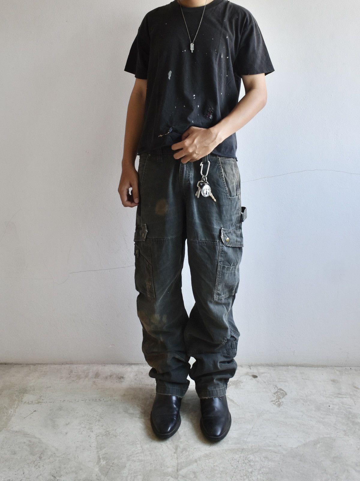 Band Tees × Vintage SOLD* Faded Vintage Patched T-shirt Size US S / EU 44-46 / 1 - 11 Thumbnail