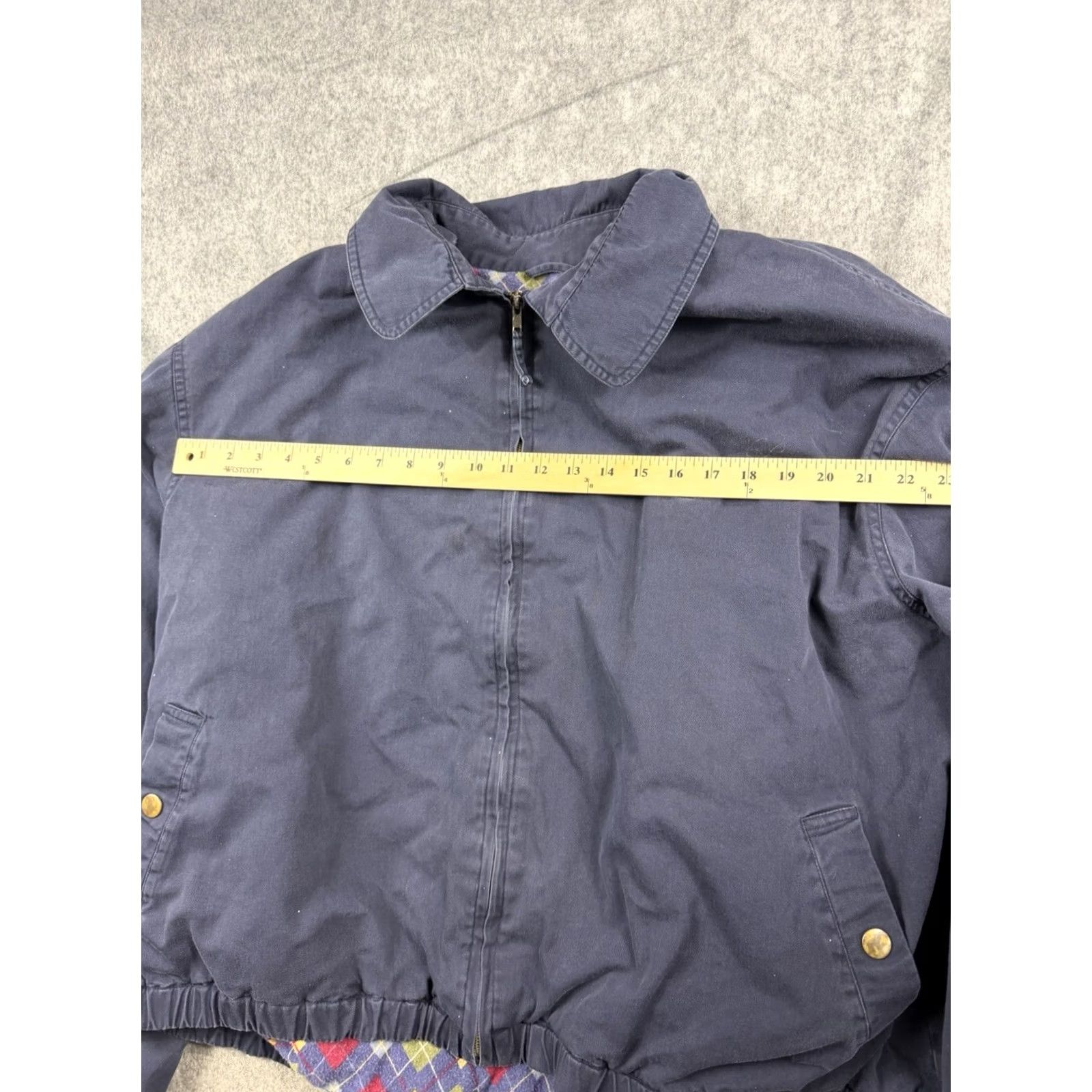 Vintage VINTAGE Duck Head Jacket Navy Blue Full Zip Lined 90s Mens 2XL Casual Workwear Size US XXL / EU 58 / 5 - 5 Thumbnail