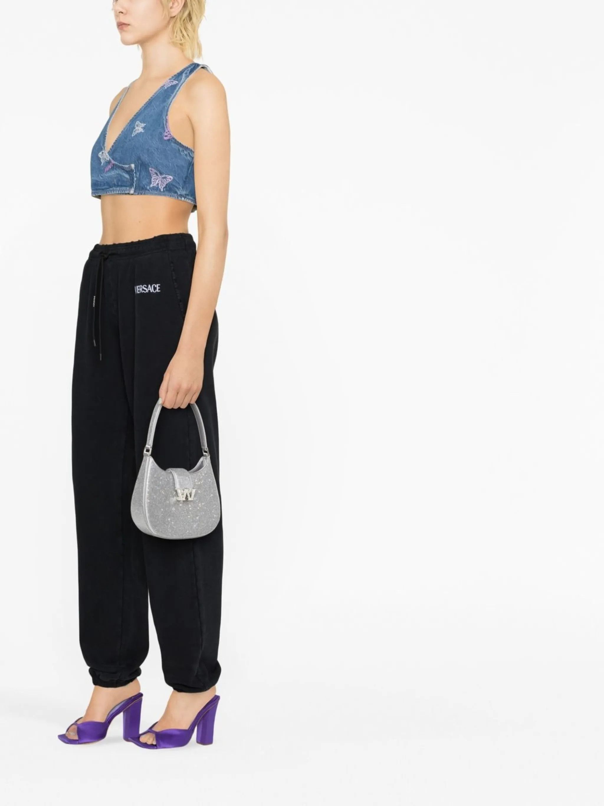 Versace o1y0226 Jogger in Black Size 27" / US 4 / IT 40 - 2 Thumbnail