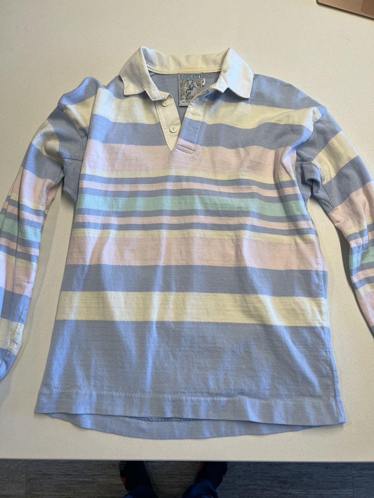 Lands' End × Vintage Lands End Rugby Size M / US 6-8 / IT 42-44 - 1 Thumbnail