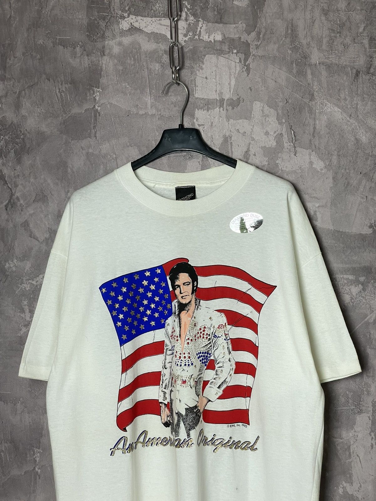 Band Tees × Vintage Vintage 1990 ELVIS PRESLEY Pop Band T Shirt Made In USA Size US L / EU 52-54 / 3 - 2 Thumbnail