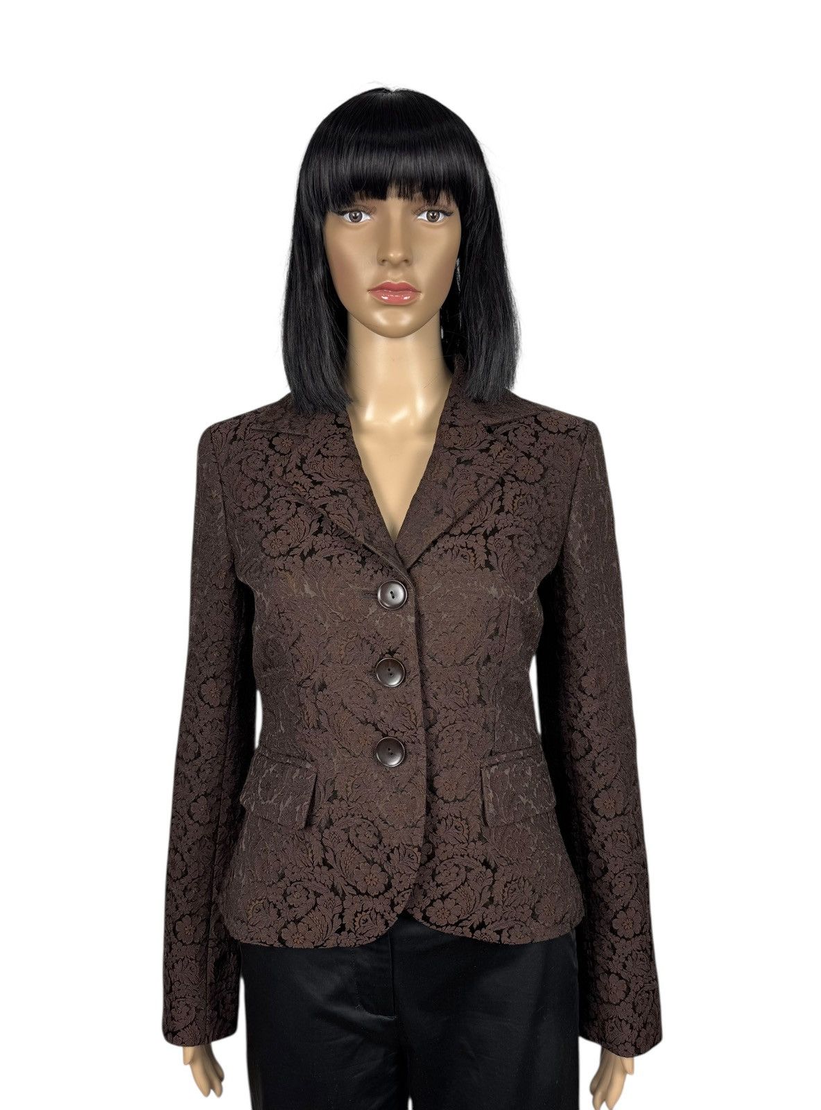 Max Mara Max Mara Enbroidered Flowers Blazer Acetate-Wool size US6 Size M / US 6-8 / IT 42-44 - 1 Thumbnail