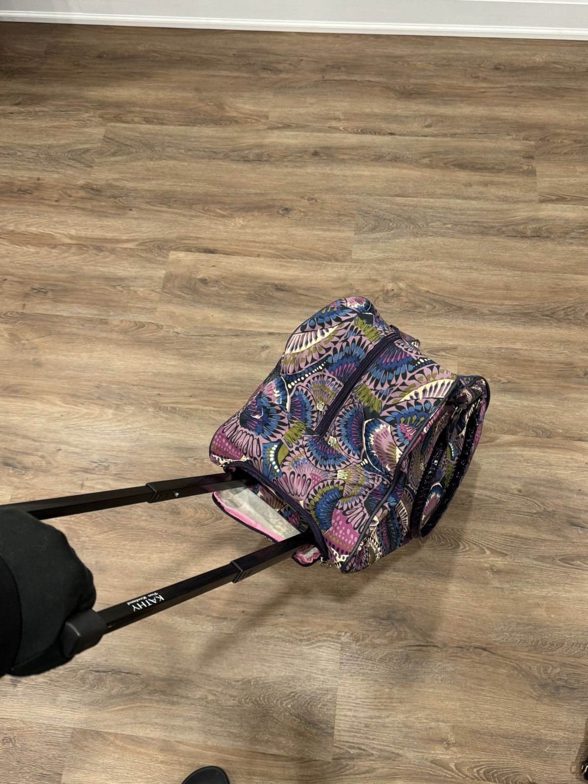 Vintage Kathy Van Zeeland Vintage Y2K Psychedelic Rolling Duffel Bag Size ONE SIZE - 13 Thumbnail