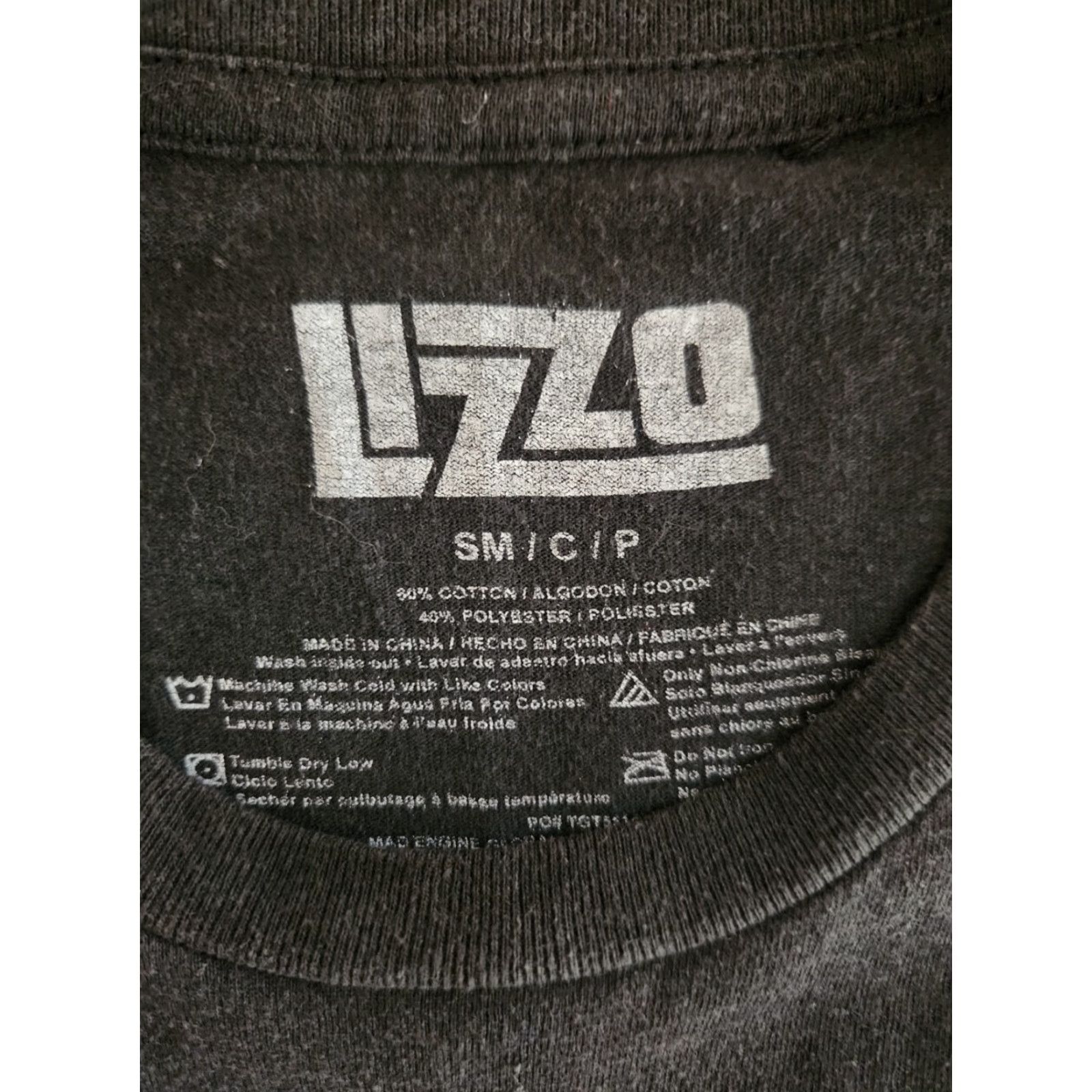 Rizzoli Lizzo Official Portrait Graphic T-Shirt Unisex Adults Small Black Crew Neck Short Sleeve Music Hip Hop Pop Shirt Womens/Mens Size US S / EU 44-46 / 1 - 2 Thumbnail