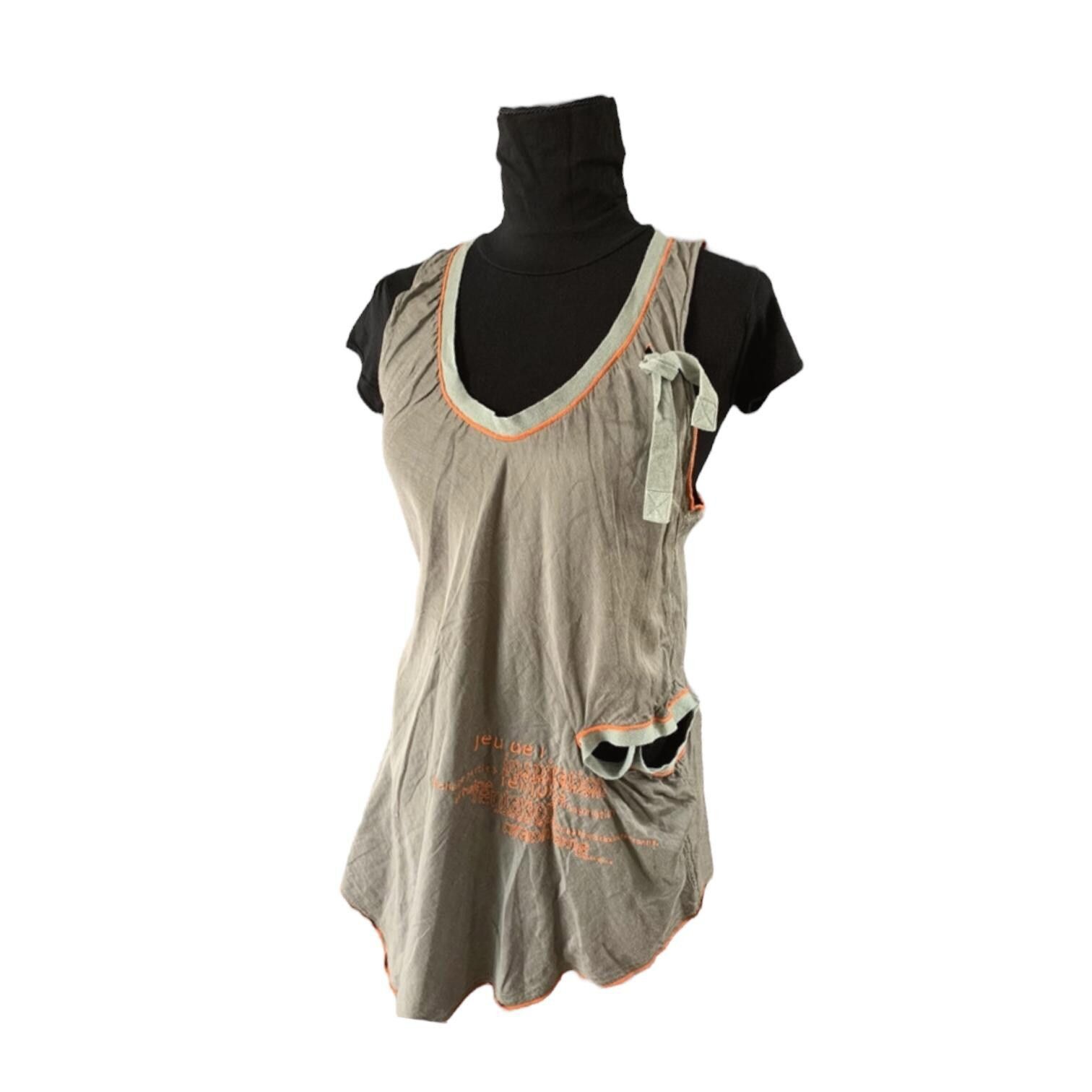 Cop Copine The Cop Copine Khaki Lace Top Size ONE SIZE - 2 Thumbnail