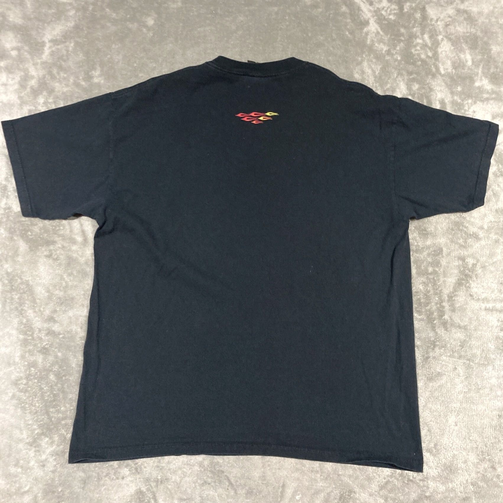 Spell VINTAGE Torch Wear T-Shirt Men XL Black Flames Spell out Size US XL / EU 56 / 4 - 6 Thumbnail