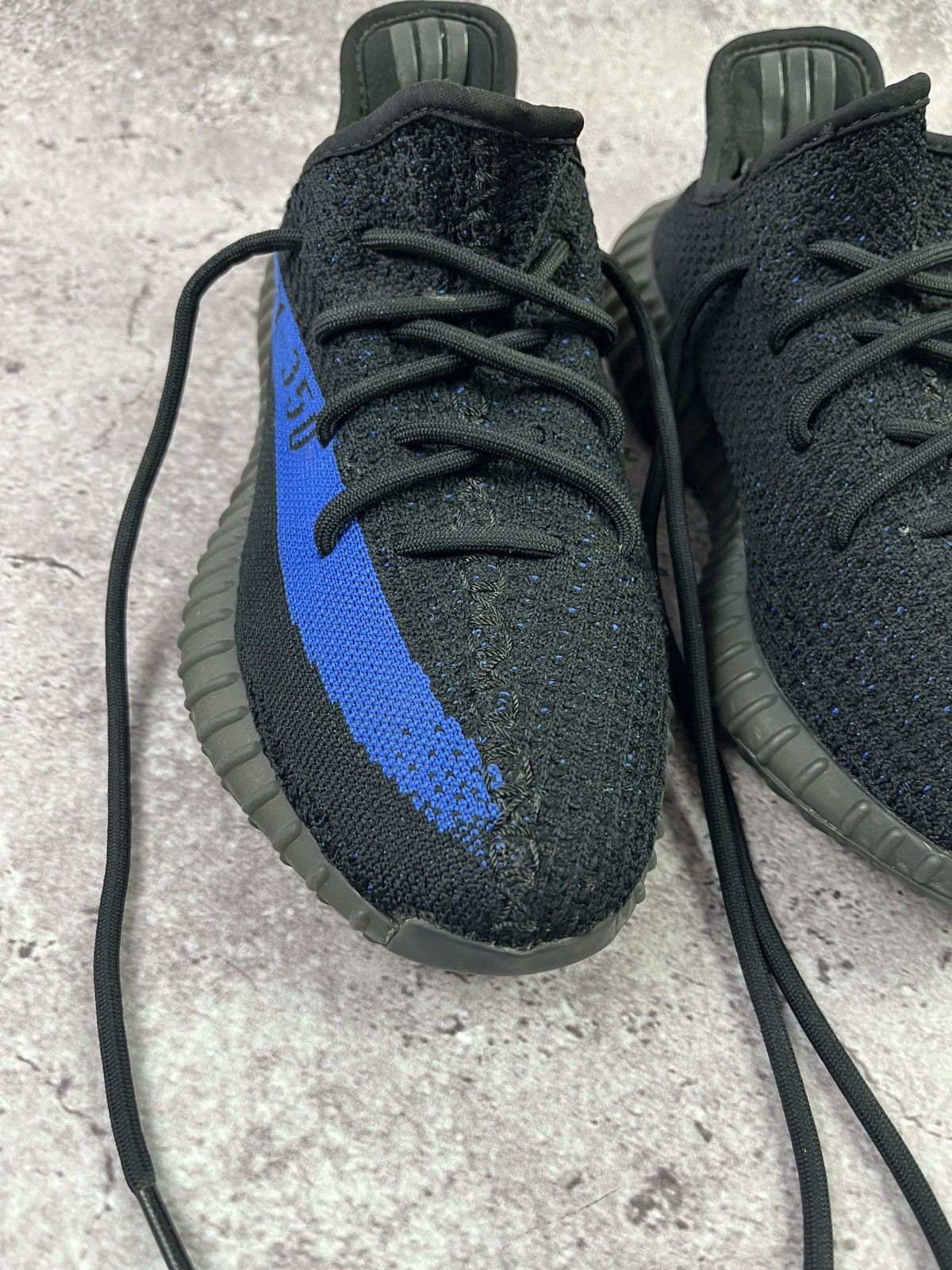 Adidas × Kanye West Adidas Yeezy Boost 350 V2 Dazzling Blue Black Blue Sneakers Size US 6.5 / IT 36.5 - 4 Thumbnail