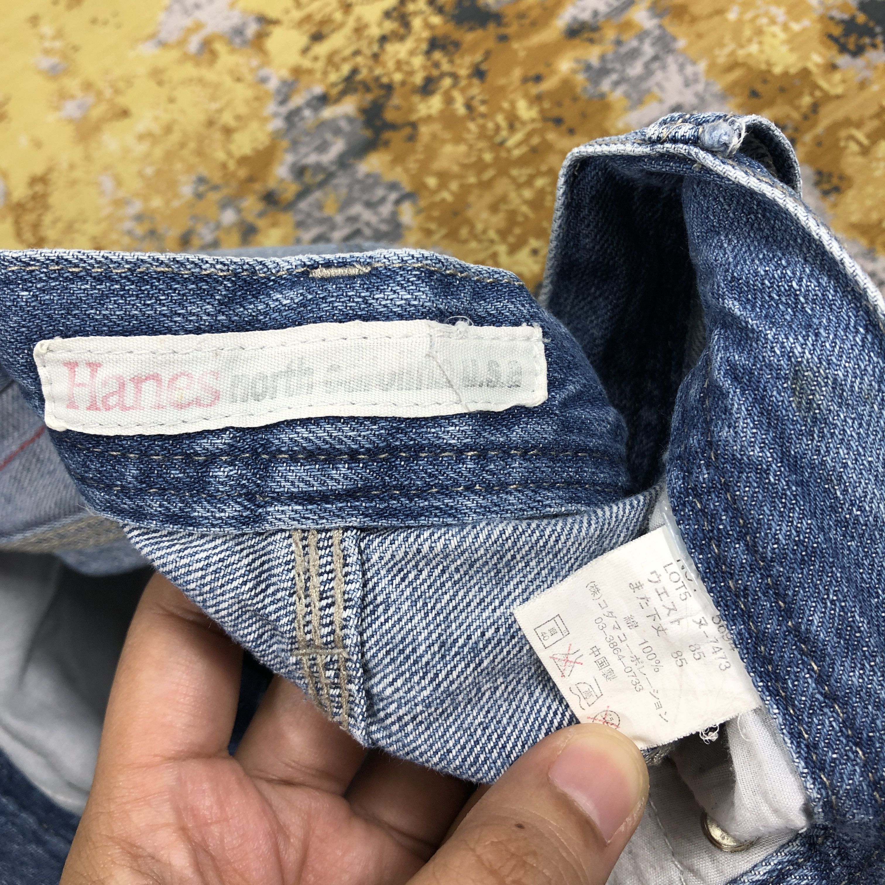 Hanes × Vintage Vintage Hanes Carpenter Jeans 33 x 29.5 L1291 Size US 33 - 9 Thumbnail