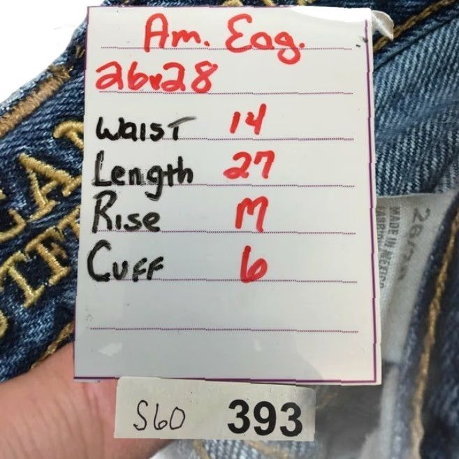 American Eagle Outfitters American Eagle Outfitters Jeans Mens Straight Leg Size 26 Blue Denim 28 Inseam Regular Fit Size US 26 / EU 42 - 5 Thumbnail