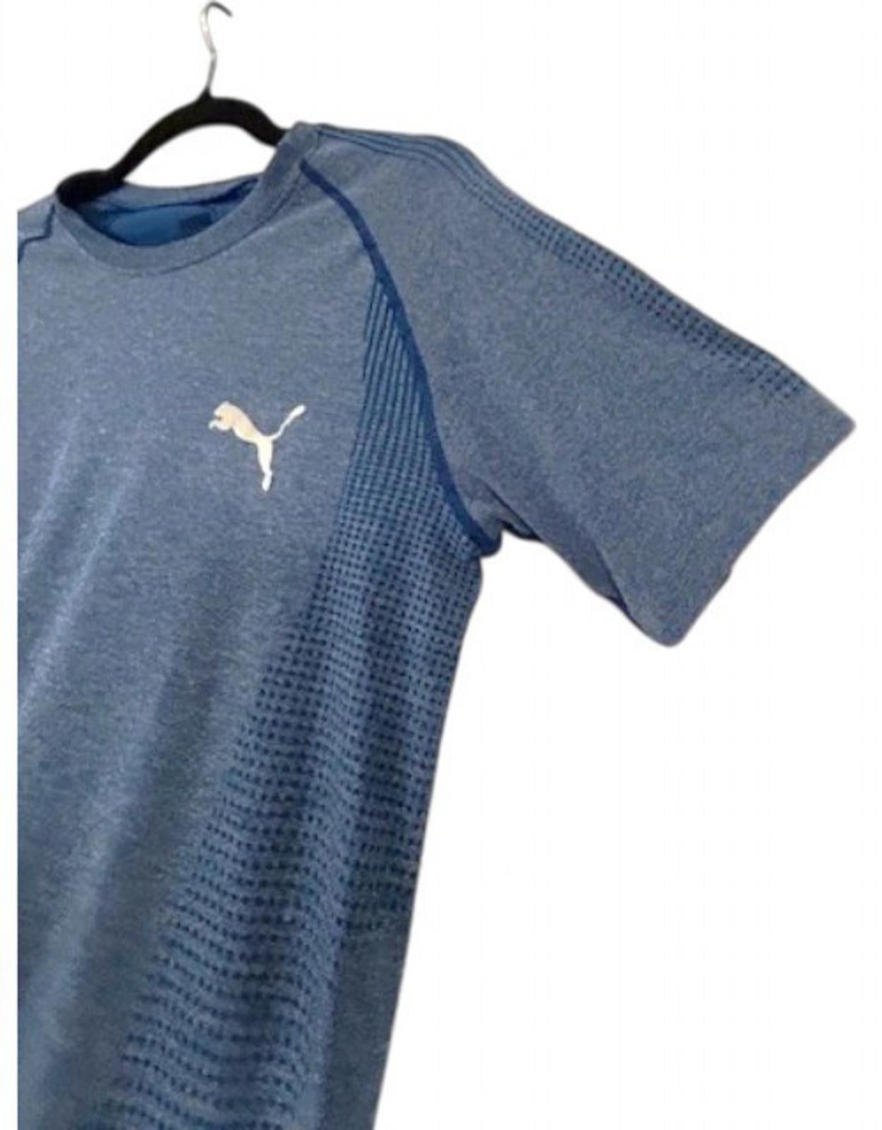 Puma Puma Men’s EvoKnit Active Tee Size M Blue Heather Athletic Size US M / EU 48-50 / 2 - 7 Thumbnail