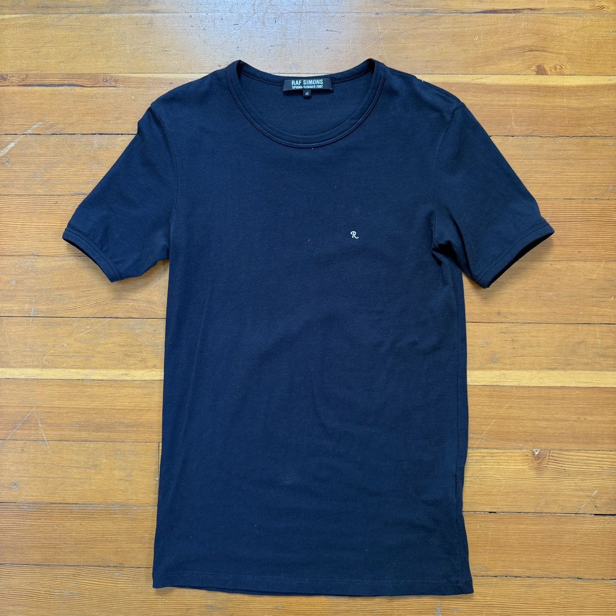Raf Simons SS 2007 Stretchy Embroidered R Size US S / EU 44-46 / 1 - 1 Thumbnail