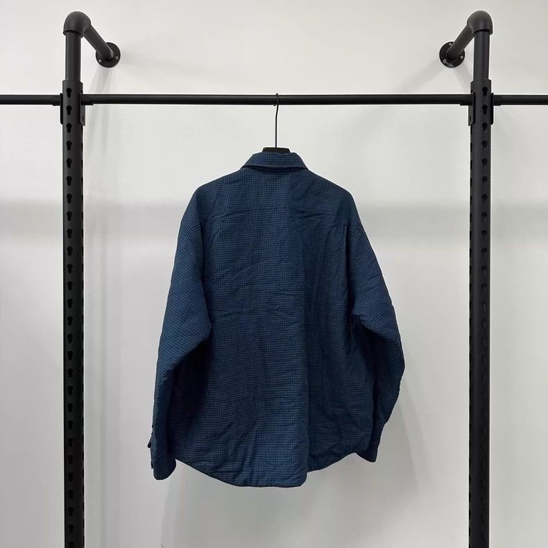 Balenciaga Balenciaga size 38 SS21 chest pocket embroidered logo plaid Size US M / EU 48-50 / 2 - 2 Thumbnail