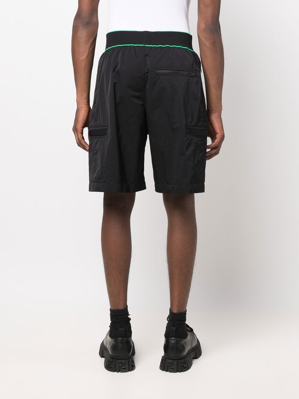 Bottega Veneta BOTTEGA VENETA black nylon bermuda track shorts Large q Size US 34 / EU 50 - 3 Thumbnail