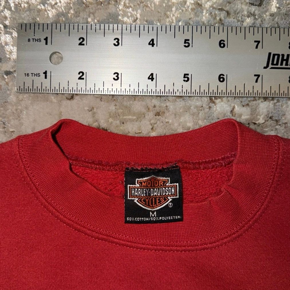 Harley Davidson Harley Davidson Vintage 1999 Let’s Ride Logo Crewneck Mens M Size US M / EU 48-50 / 2 - 8 Thumbnail