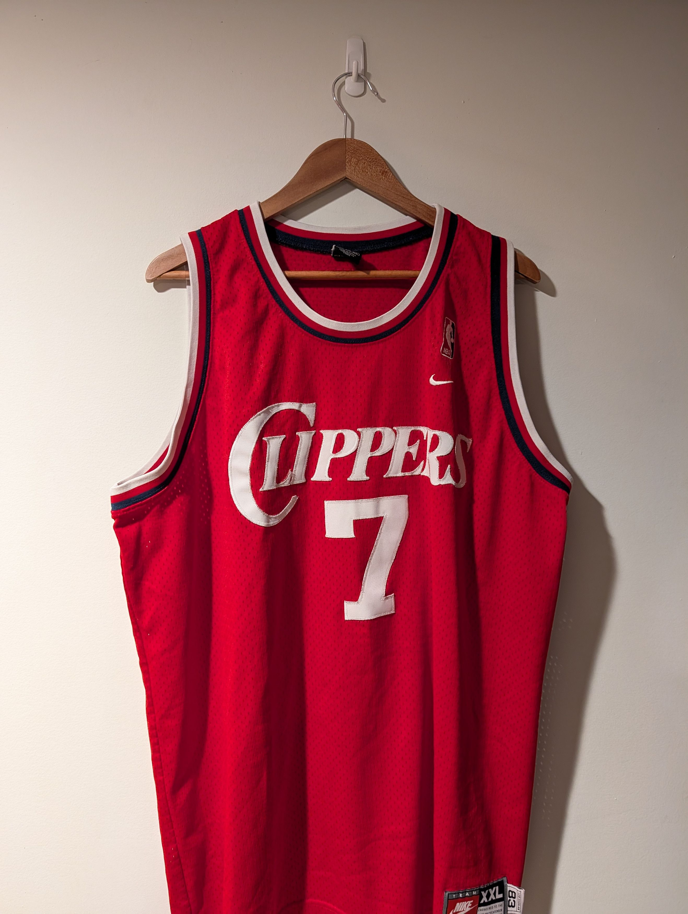 NBA Vintage Y2K LA Clippers Nike Lamar Odom Red NBA Jersey Size US XXL / EU 58 / 5 - 3 Thumbnail