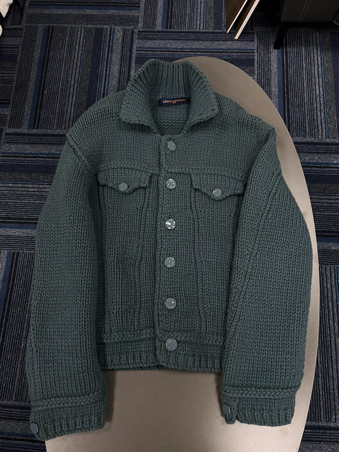 Louis Vuitton Louis Vuitton Show Knit Sweater Cardigan Jacket Nextarrow-2 Size US XL / EU 56 / 4 - 1 Thumbnail