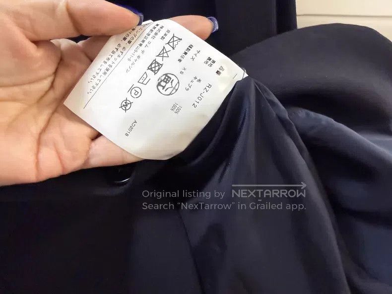Comme des Garcons Comme des Garcons Navy blue jacket Size XS / US 0-2 / IT 36-38 - 4 Thumbnail
