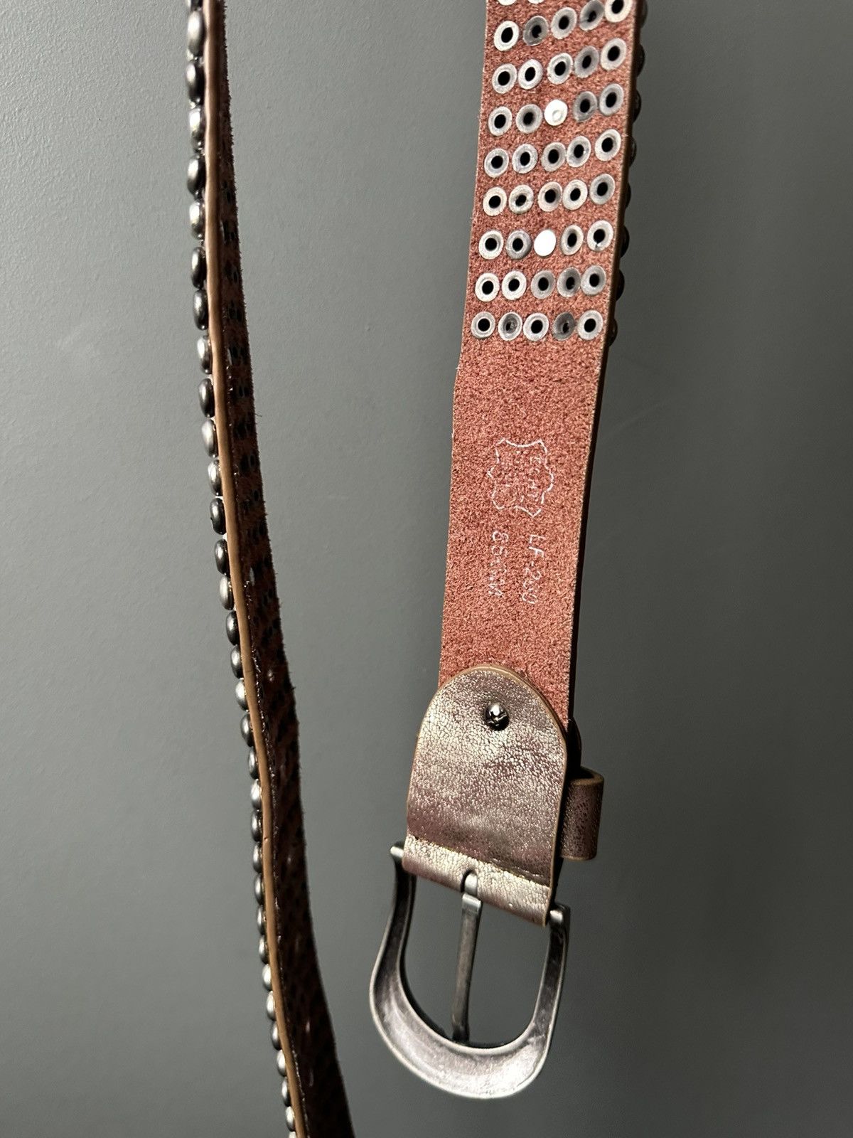 Vintage Vintage Snap Rhinestones Crystal Leather Belt Size ONE SIZE - 4 Thumbnail