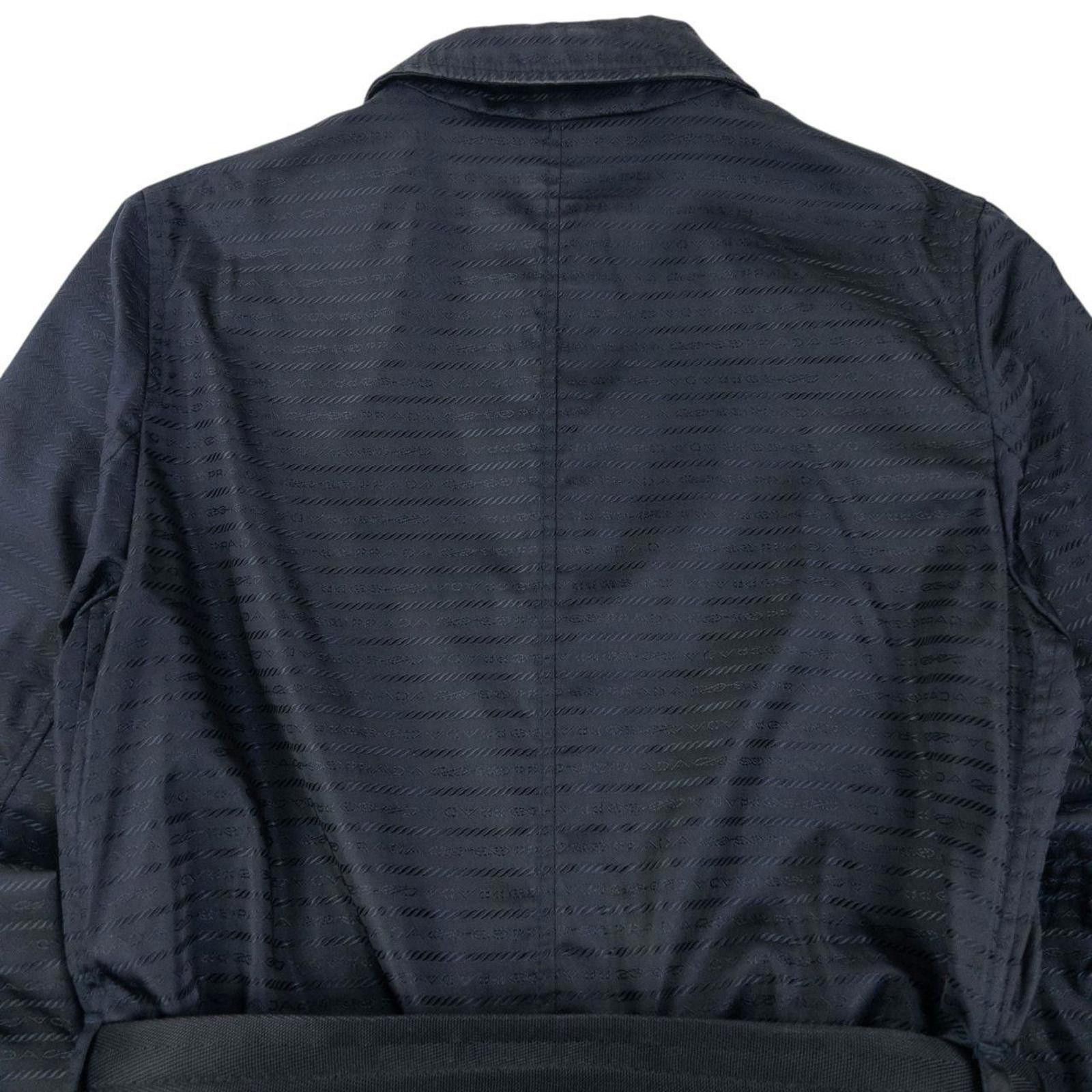 Prada Vintage 2000s Prada Monogram Belt Waist Jacket Size XL Size US XL / EU 56 / 4 - 6 Thumbnail