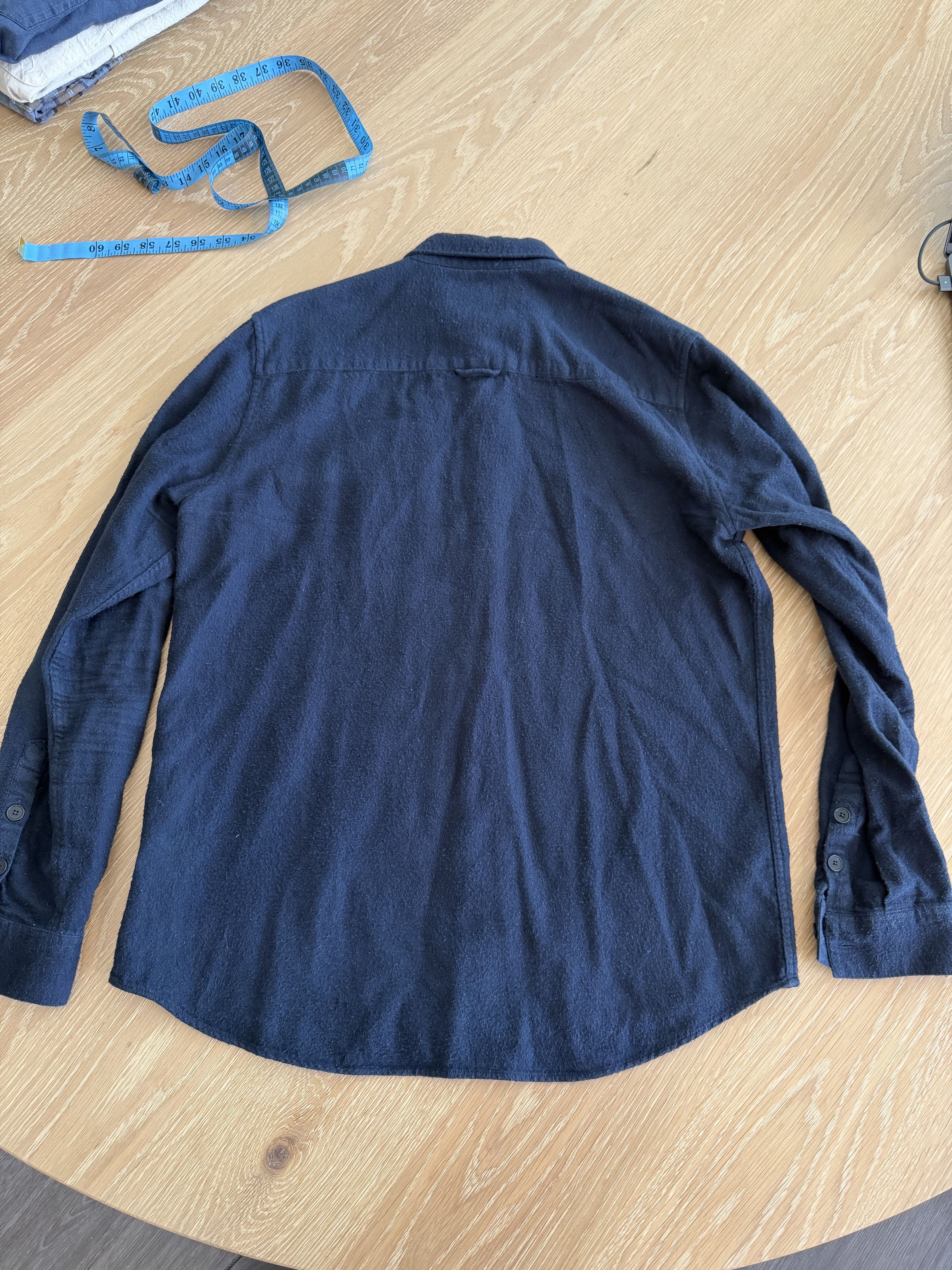 Folk Folk Navy Felt Shirt Size US M / EU 48-50 / 2 - 3 Thumbnail