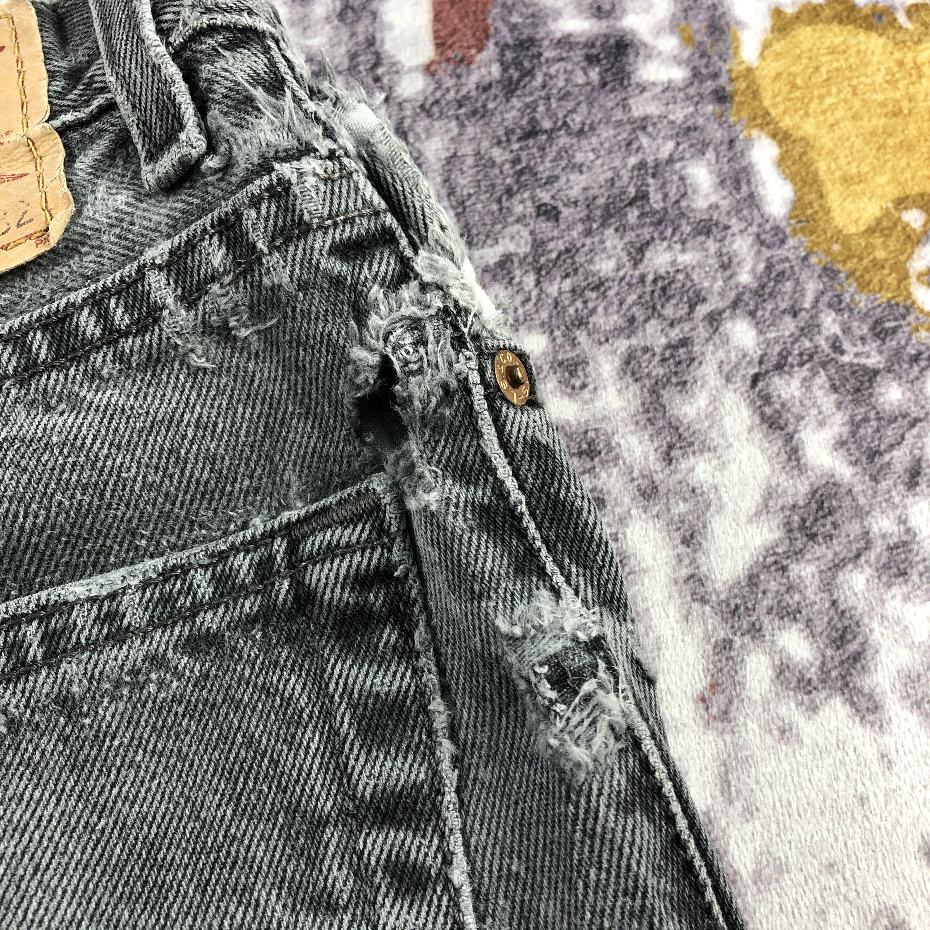 Levi's × Vintage Vintage Faded Black Levis 505 Jeans-JM2591 Size US 37 - 9 Thumbnail
