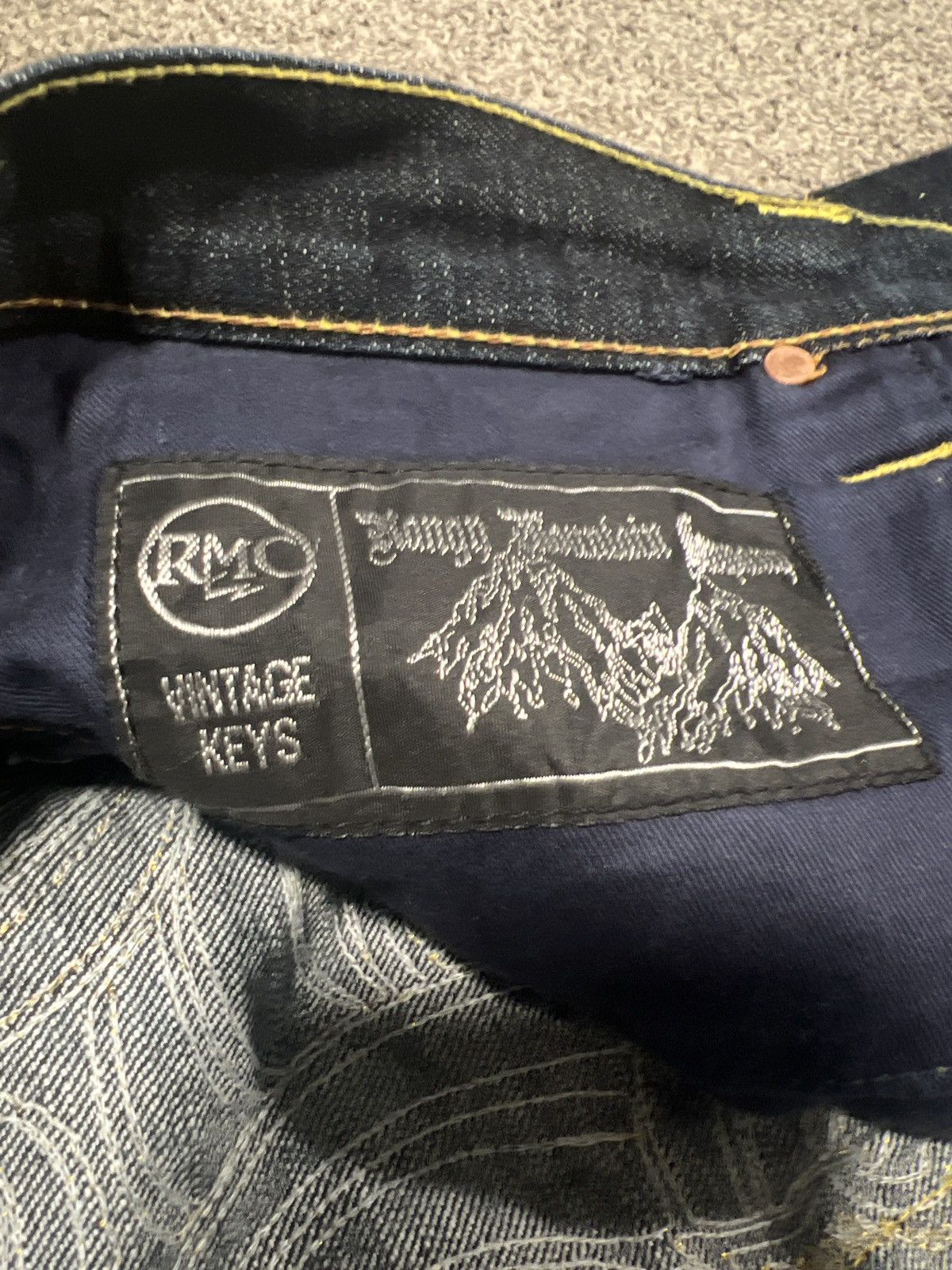 Japanese Brand Rangy Mountain Company Embroidered Denim Jeans Size 34 Size US 34 / EU 50 - 7 Thumbnail