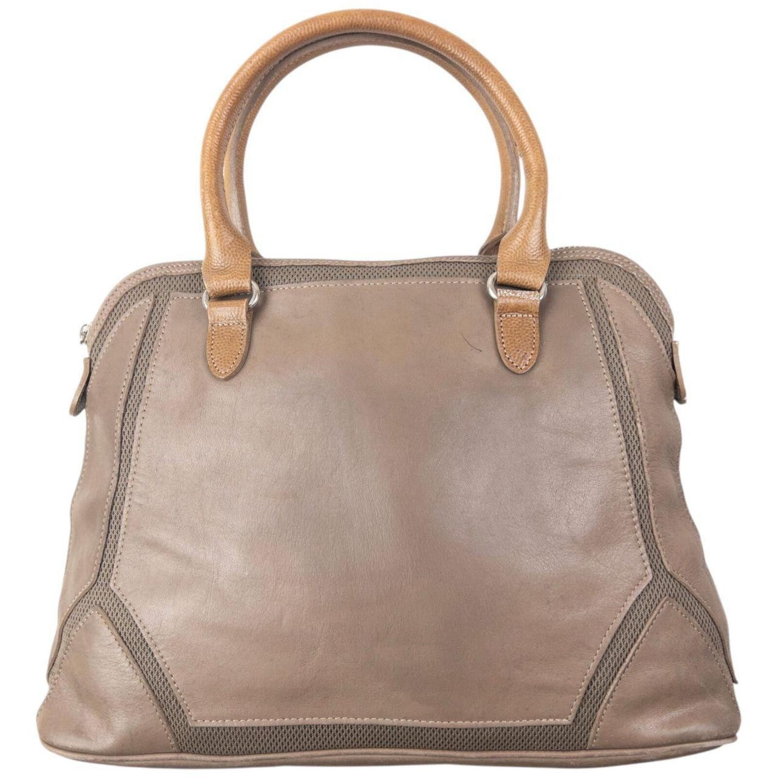 Jean Paul Gaultier Vintage 90s Jean Paul Gaultier Leather Mesh Handbag Size ONE SIZE - 4 Thumbnail