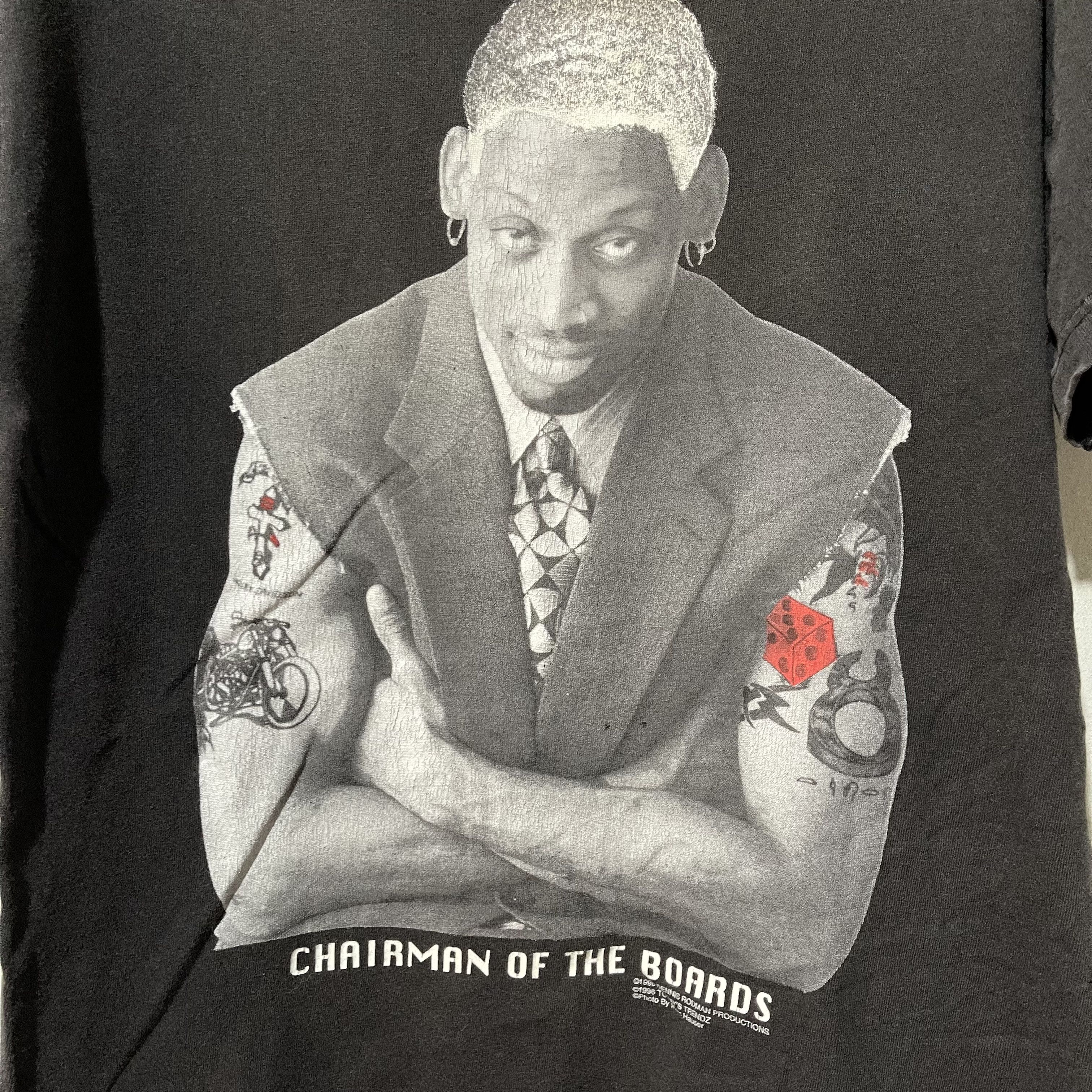 NBA × Vintage Vintage 1996 Dennis Rodman Chairman of The Boards Shirt Size US M / EU 48-50 / 2 - 2 Thumbnail